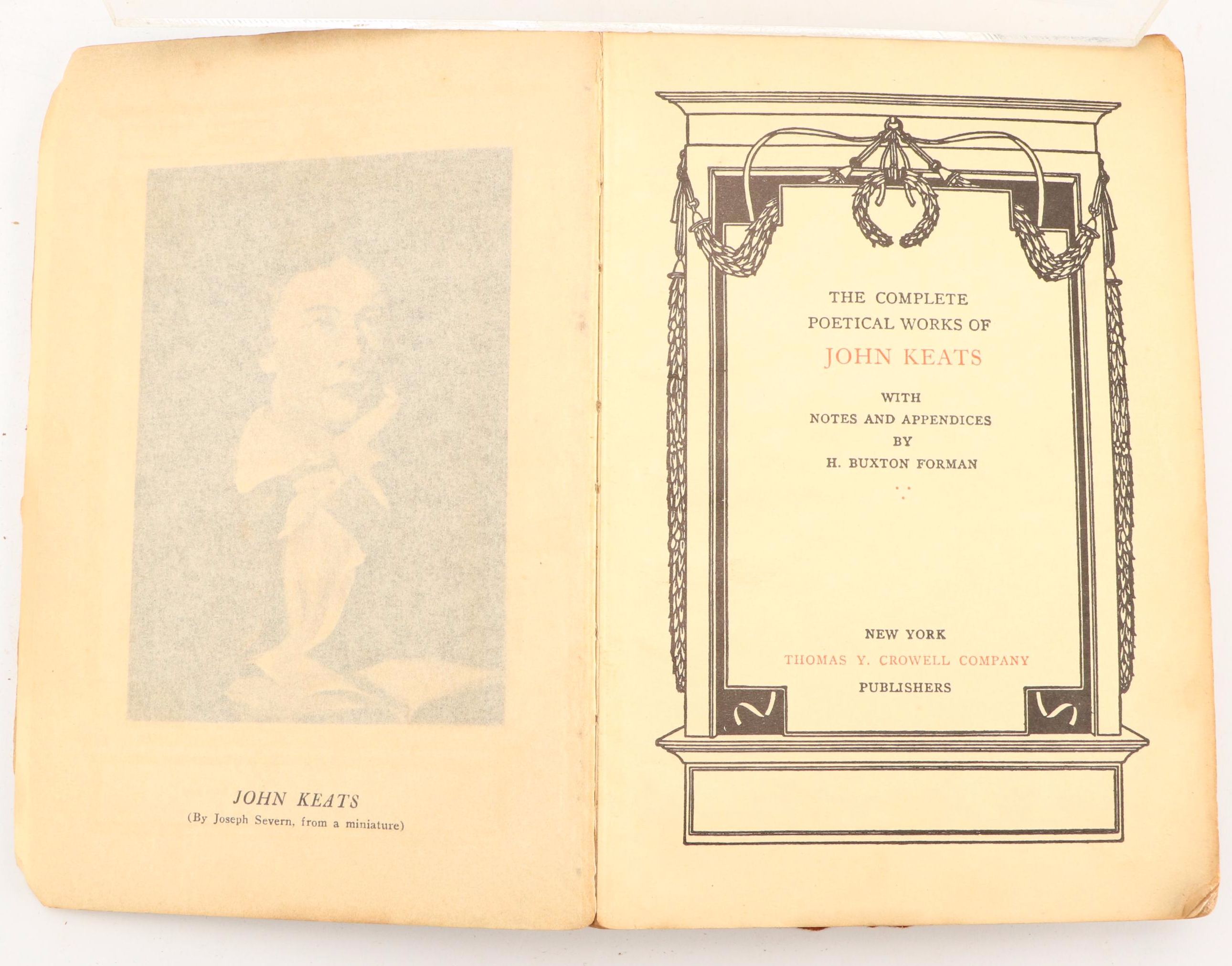 "Hypatia" by Charles Kingsley with Art Deco Birthday Ledger and Poetry Book