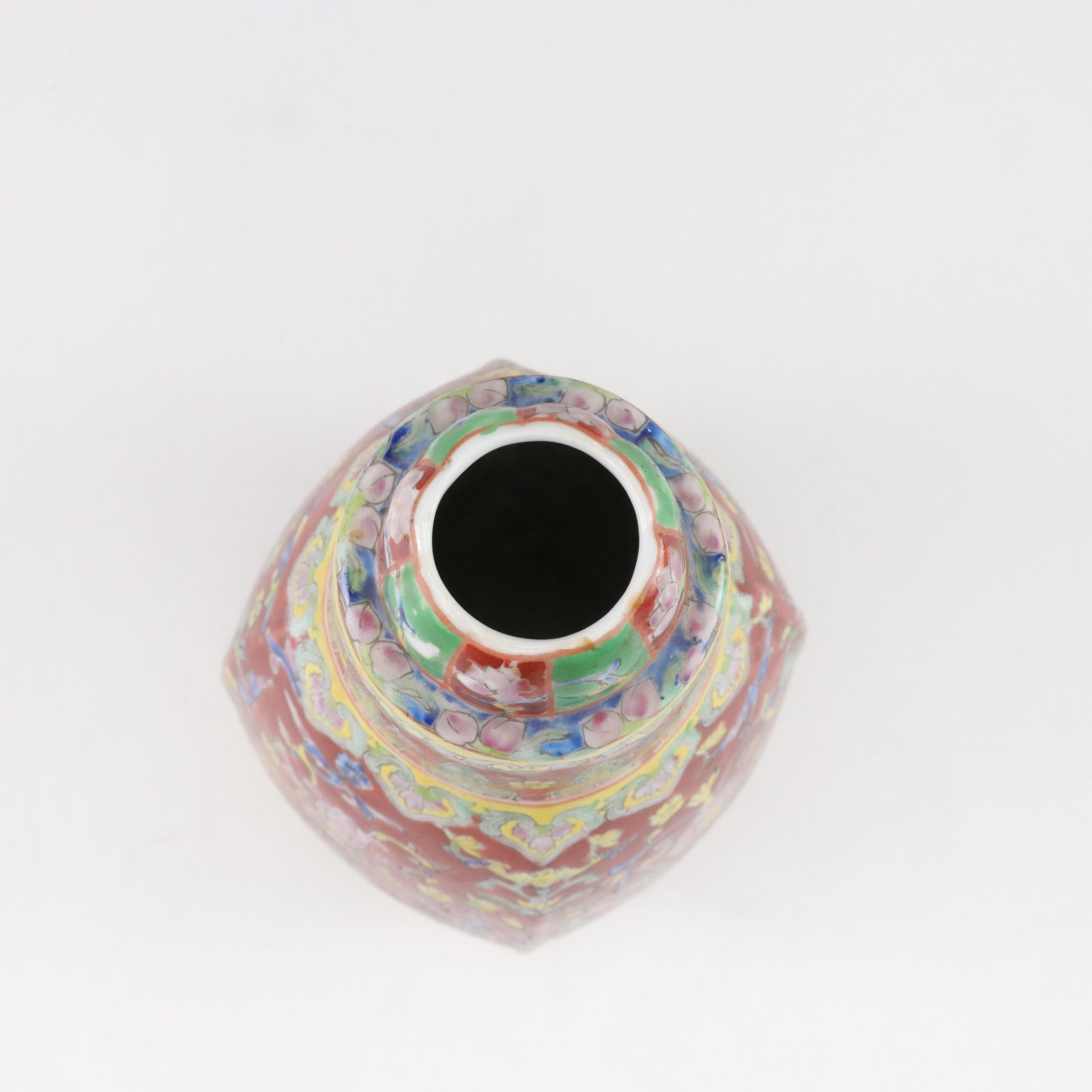 Paul Cardew "Globe" Teapot with Chinese Porcelain Teapot and Vase and Framed Map