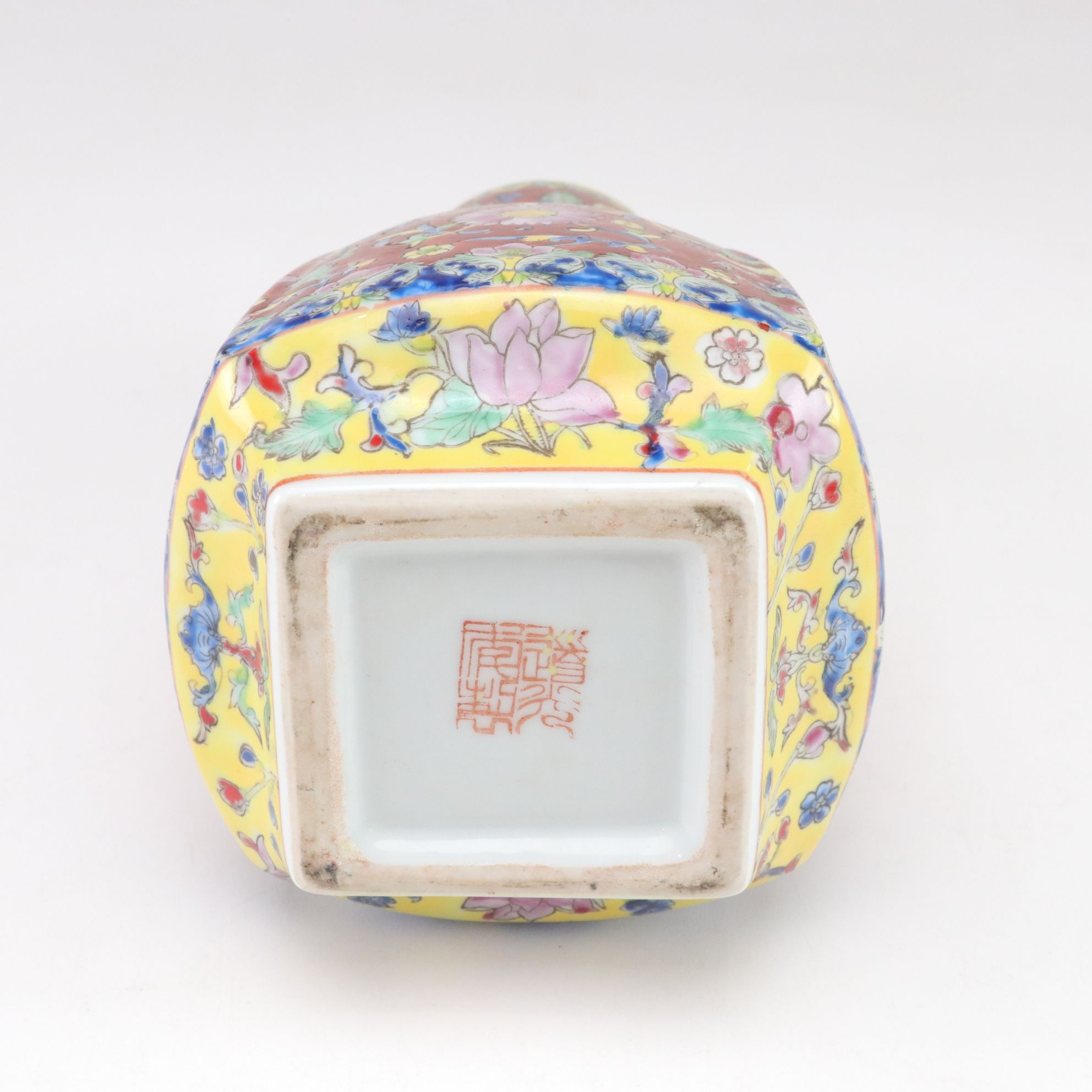 Paul Cardew "Globe" Teapot with Chinese Porcelain Teapot and Vase and Framed Map