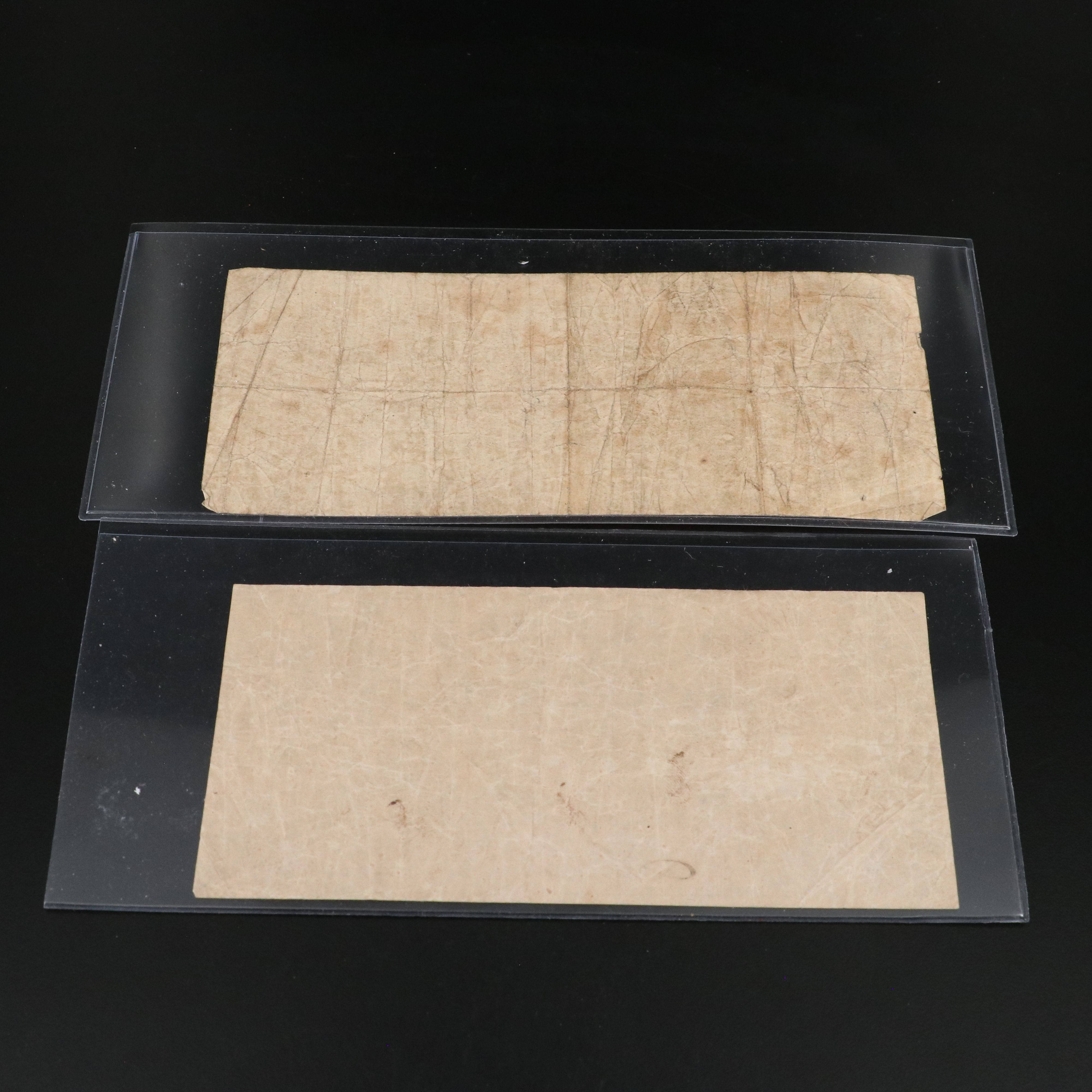 Five Different Civil War Era North Carolina Obsolete Currency Notes