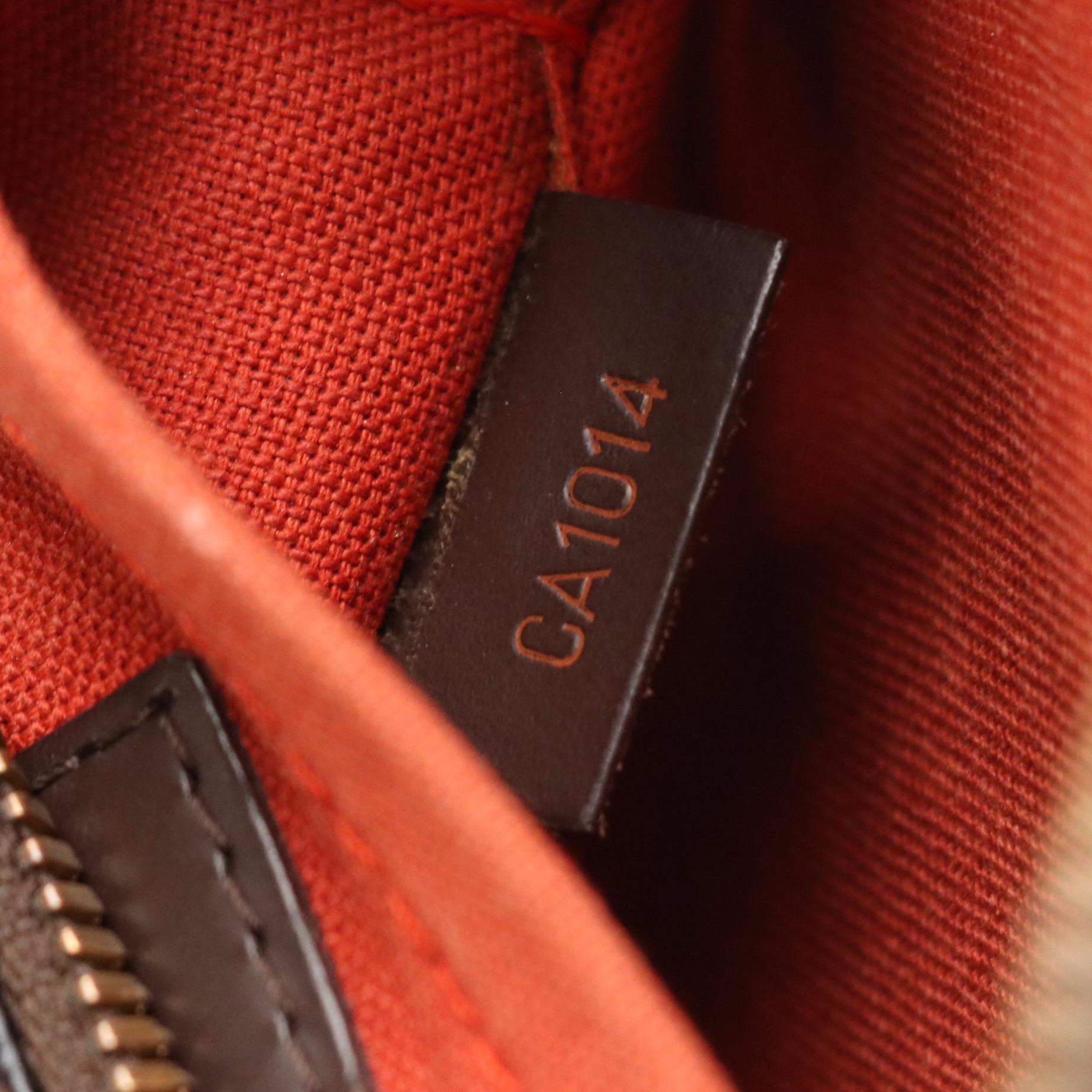 Louis Vuitton Ribera MM Satchel in Damier Ebene Coated Canvas