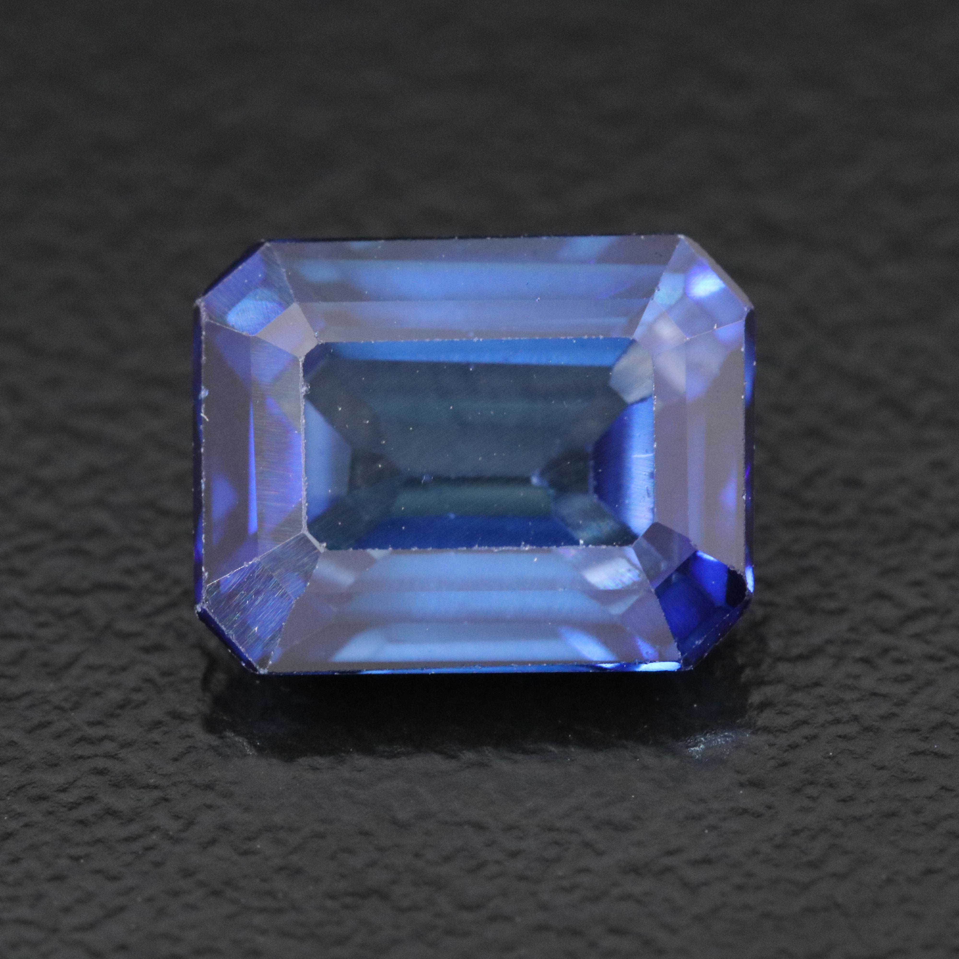 Loose 4.21 CT Lab Grown Sapphire