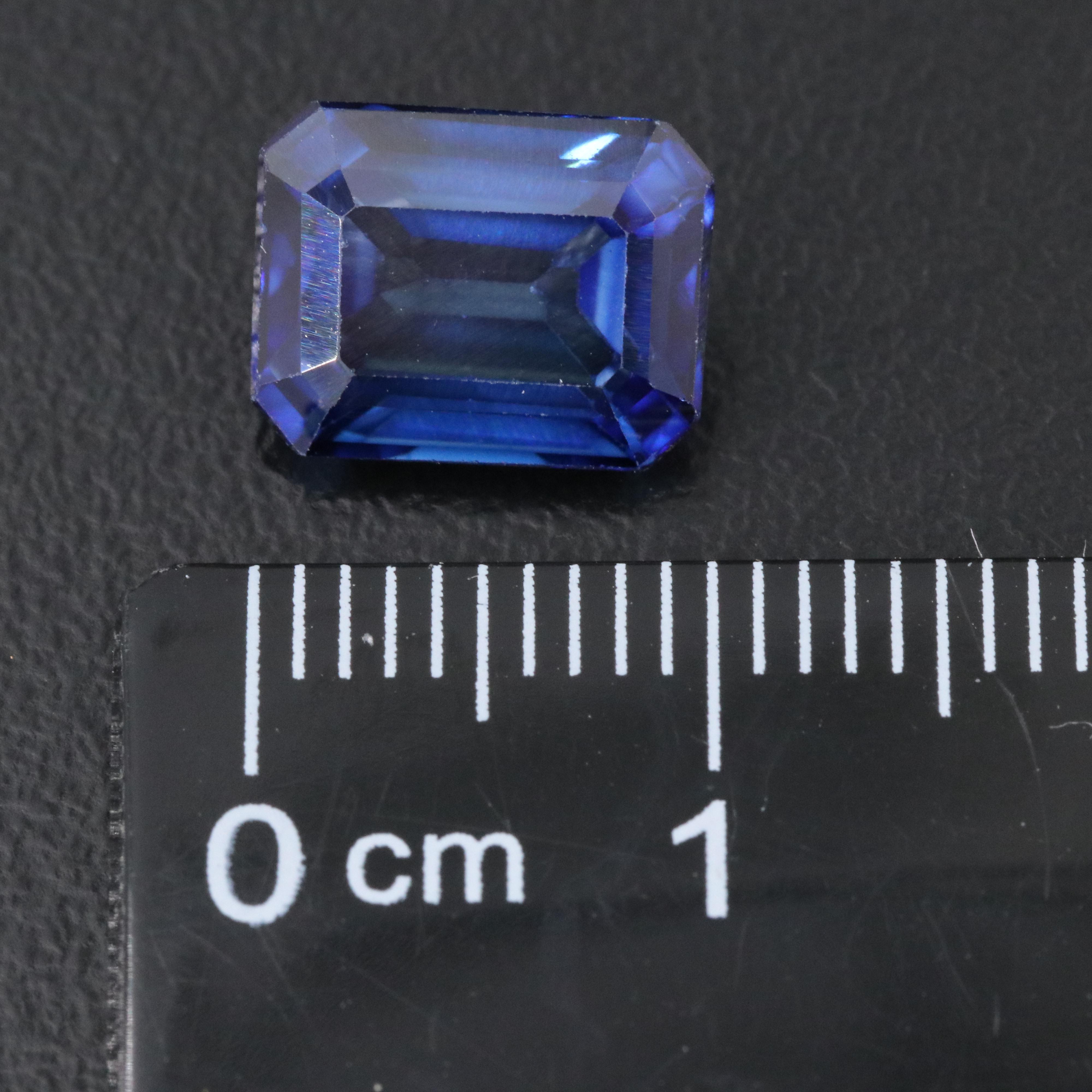 Loose 4.21 CT Lab Grown Sapphire