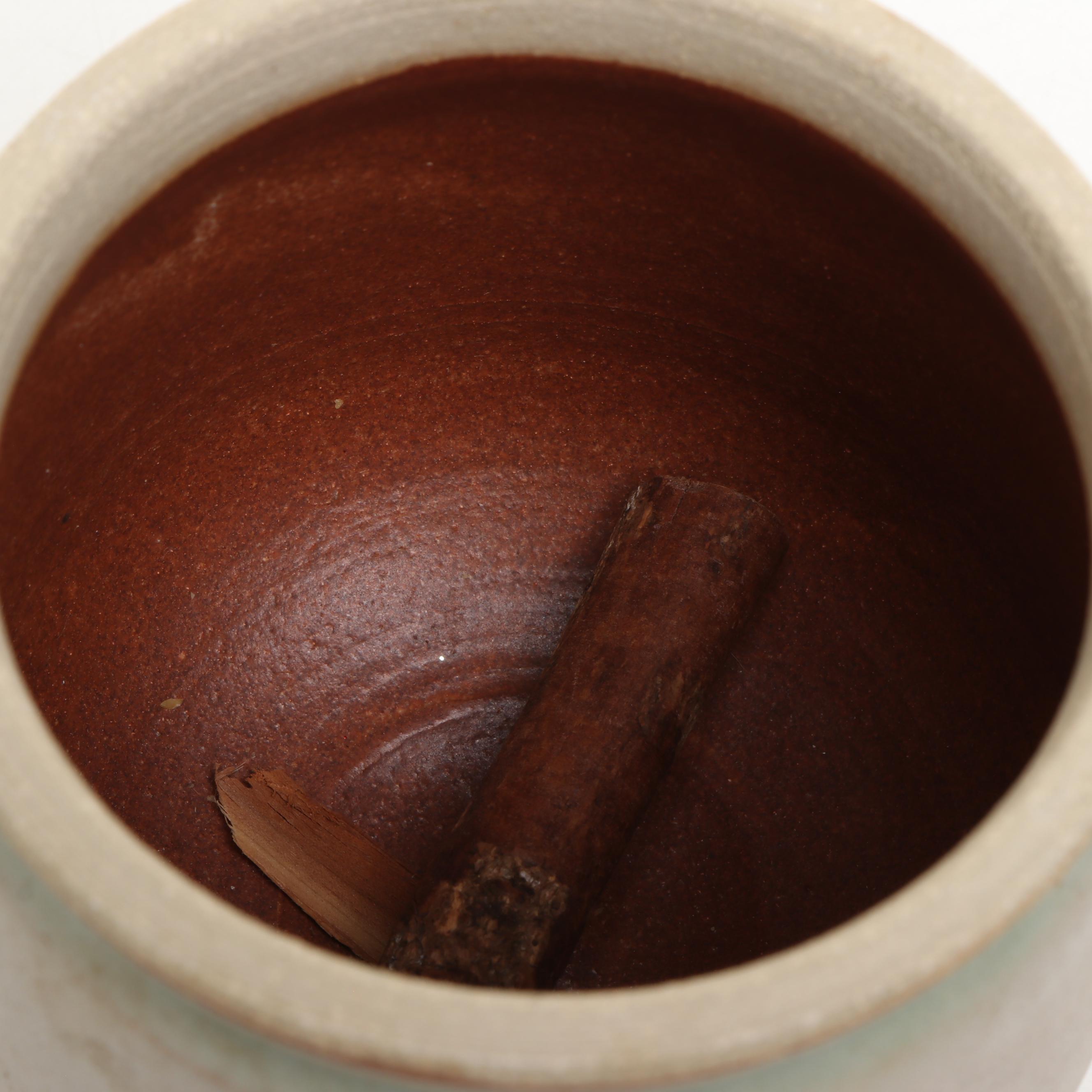 Dick Overman Stoneware Creamer, Sugar Bowl, and Tray, 2001