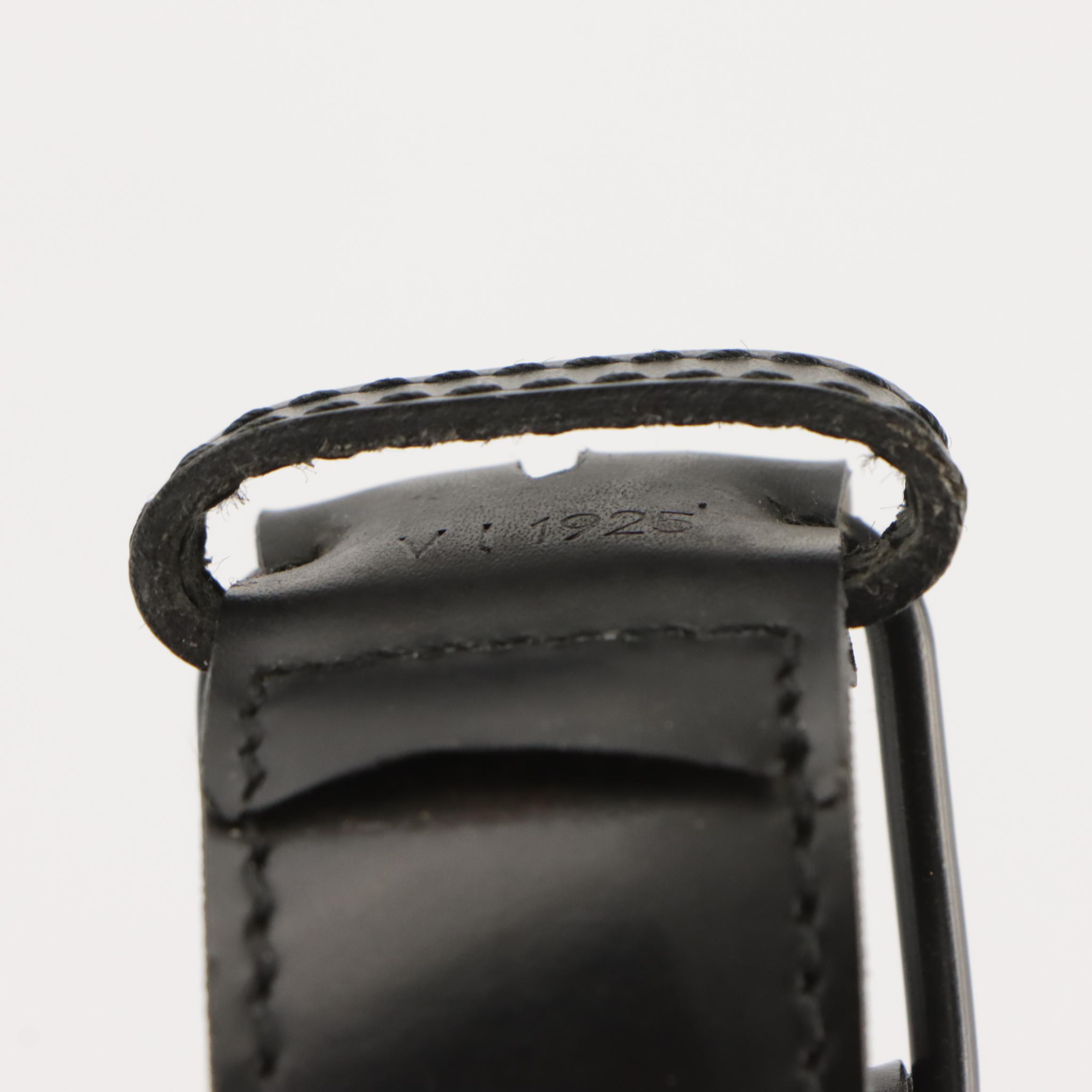 Louis Vuitton Sac D'Epaule in Black Epi and Smooth Leather