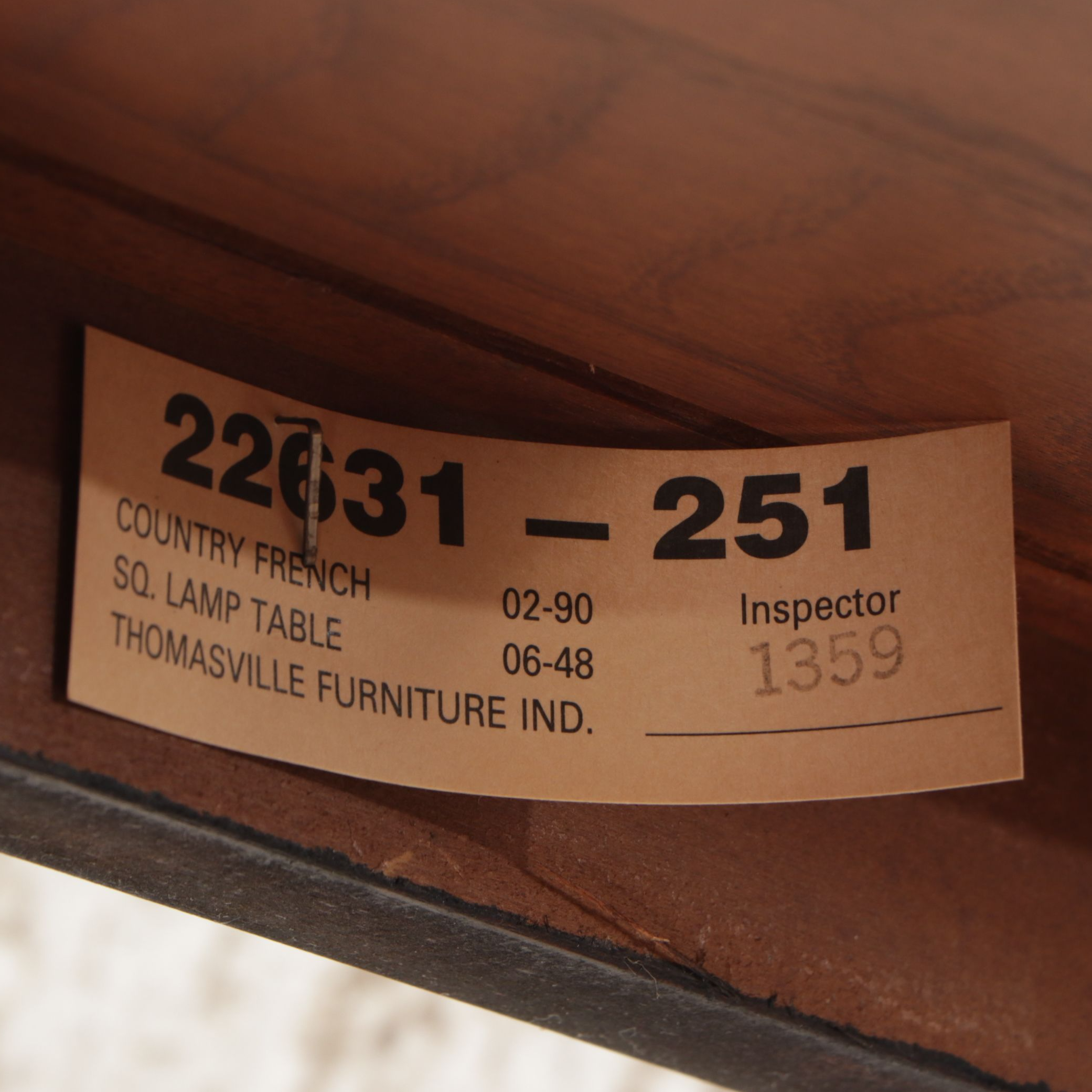 Pair of Oak End Tables with Smoke Glass Tops