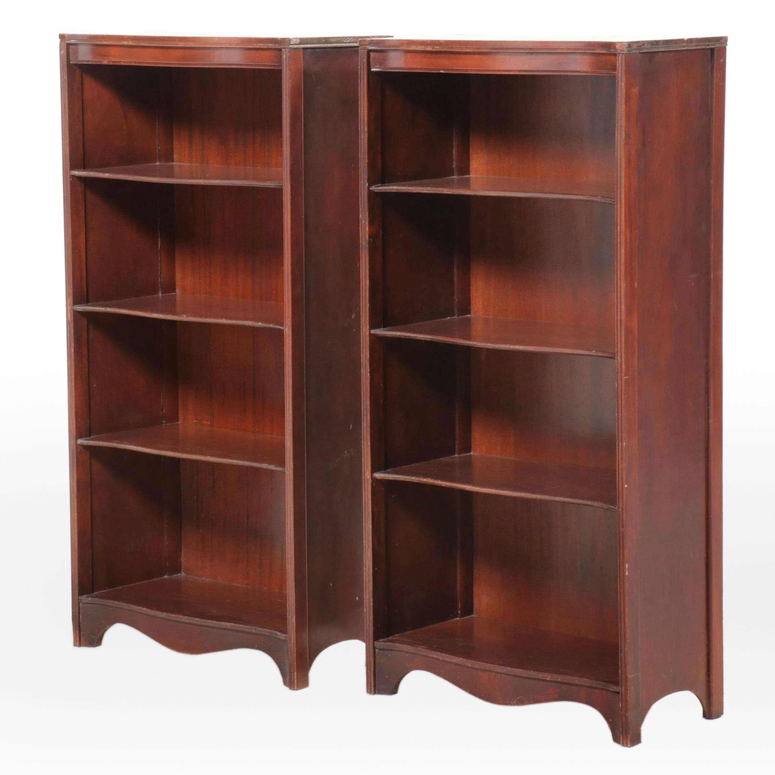 Pair of Michigan Deck Co. Mahogany Bookcases