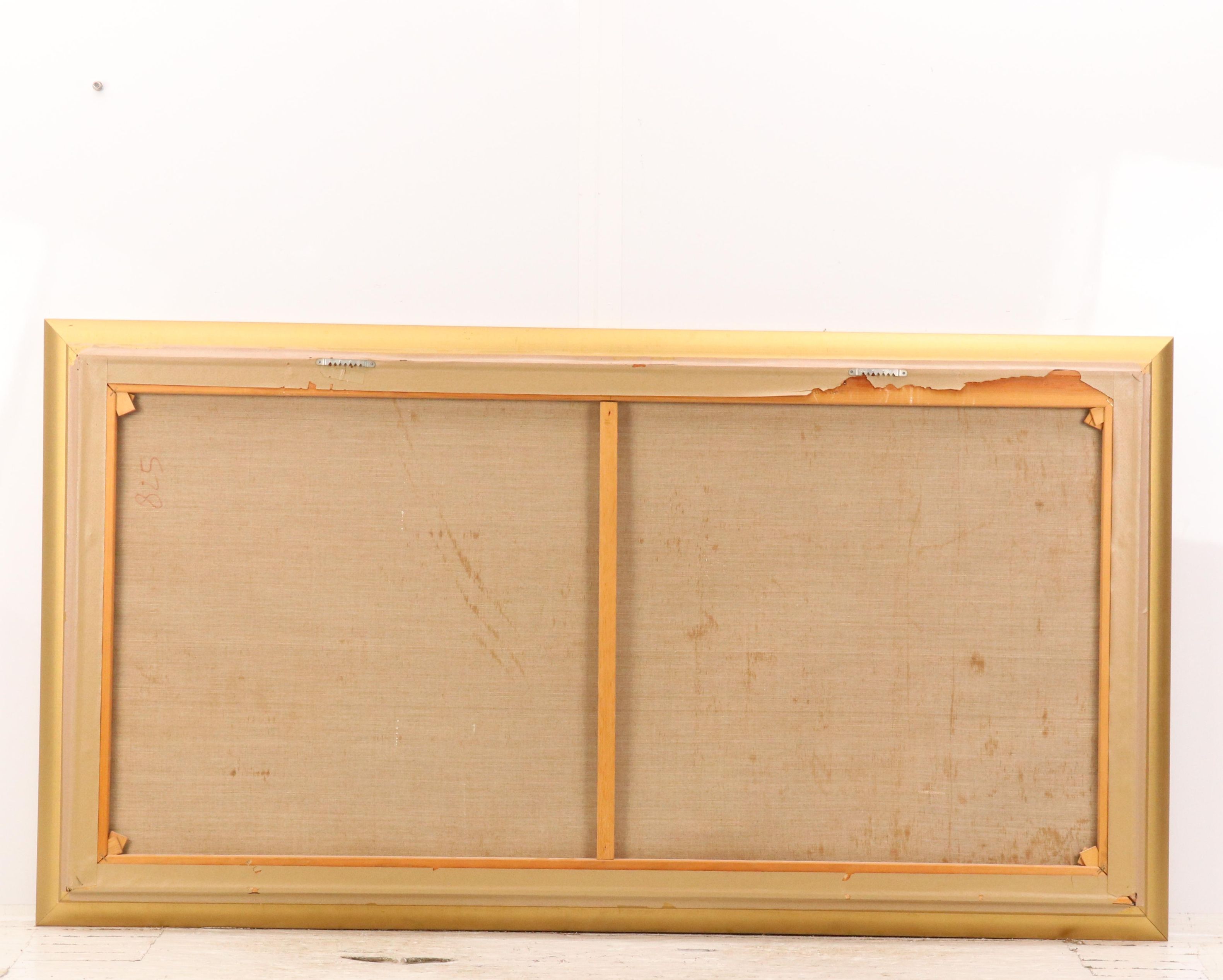 J. Steiner Mountainous Autumn Oil Painting, Late 20th Century