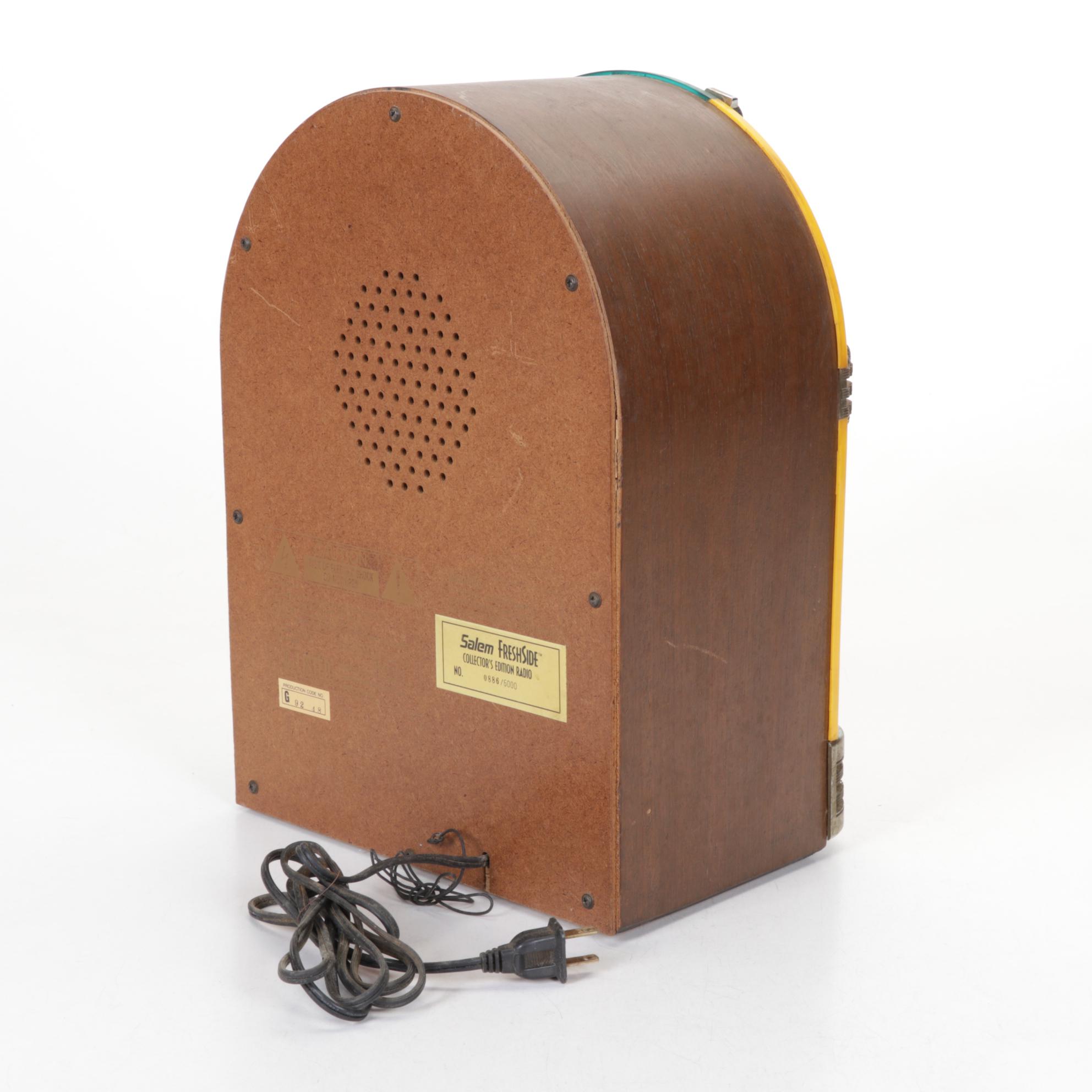 Salem FreshSide Collector's Edition Radio and Cassette Tape Player