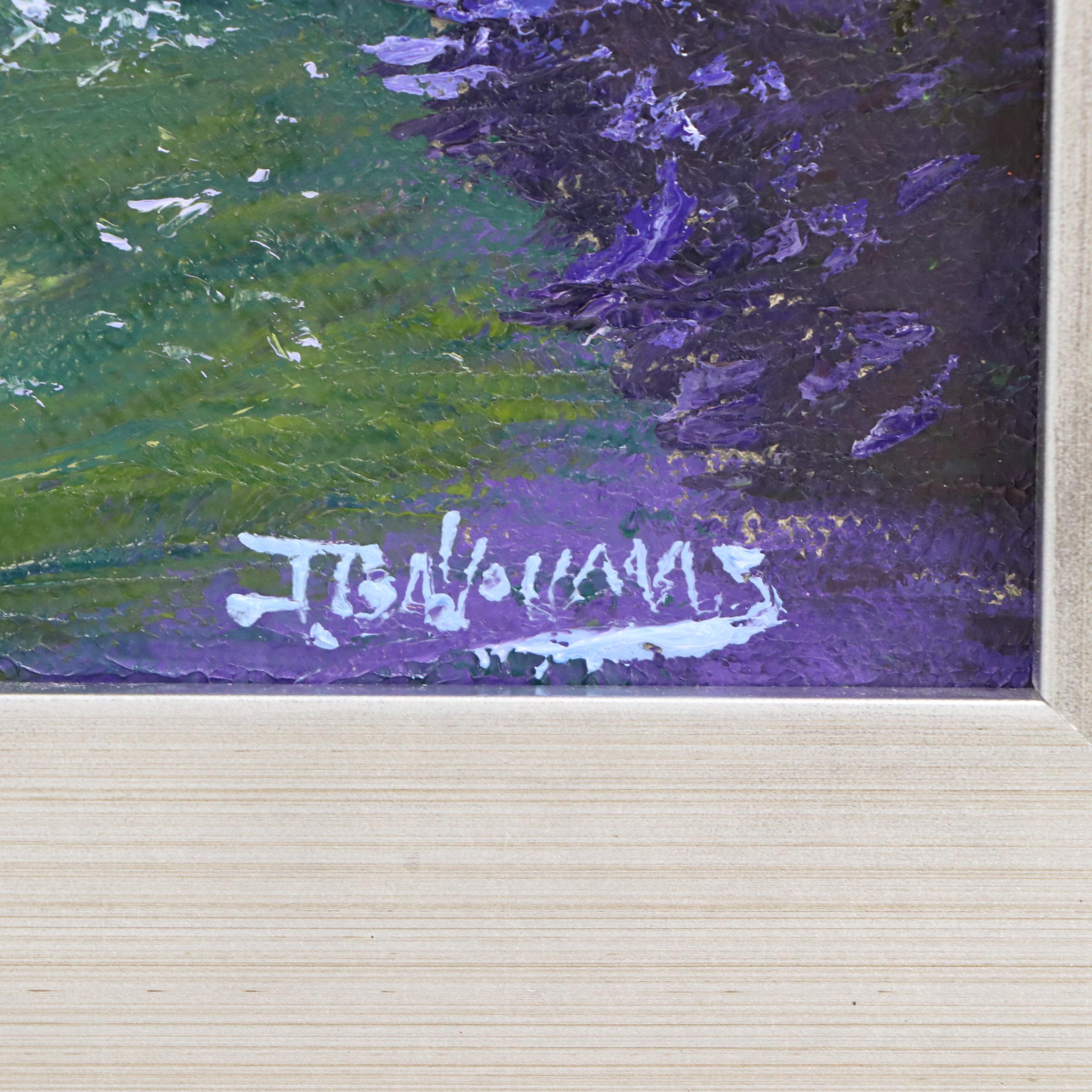 James Baldoumas Floral Landscape Oil Painting "Garden Path," 2025