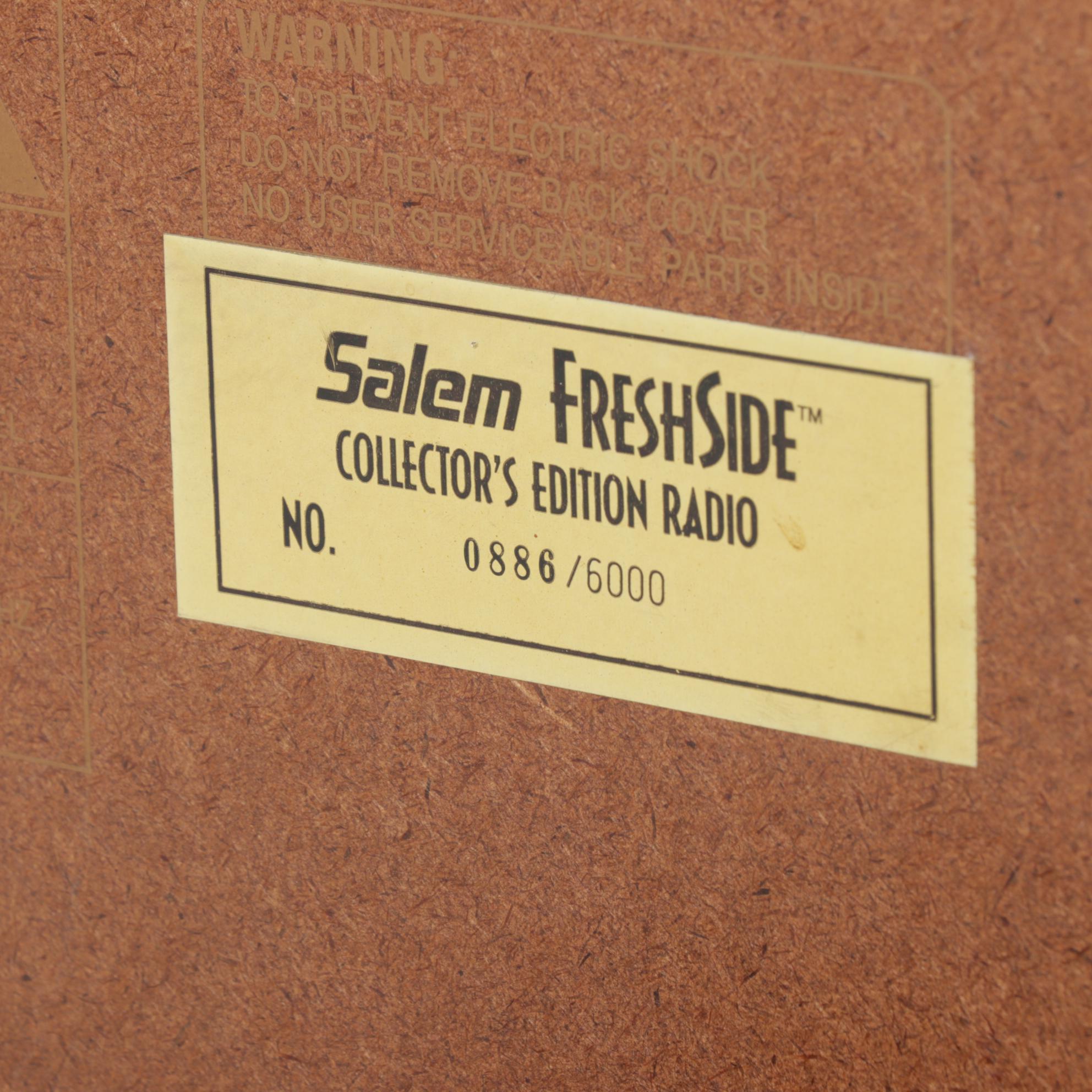 Salem FreshSide Collector's Edition Radio and Cassette Tape Player
