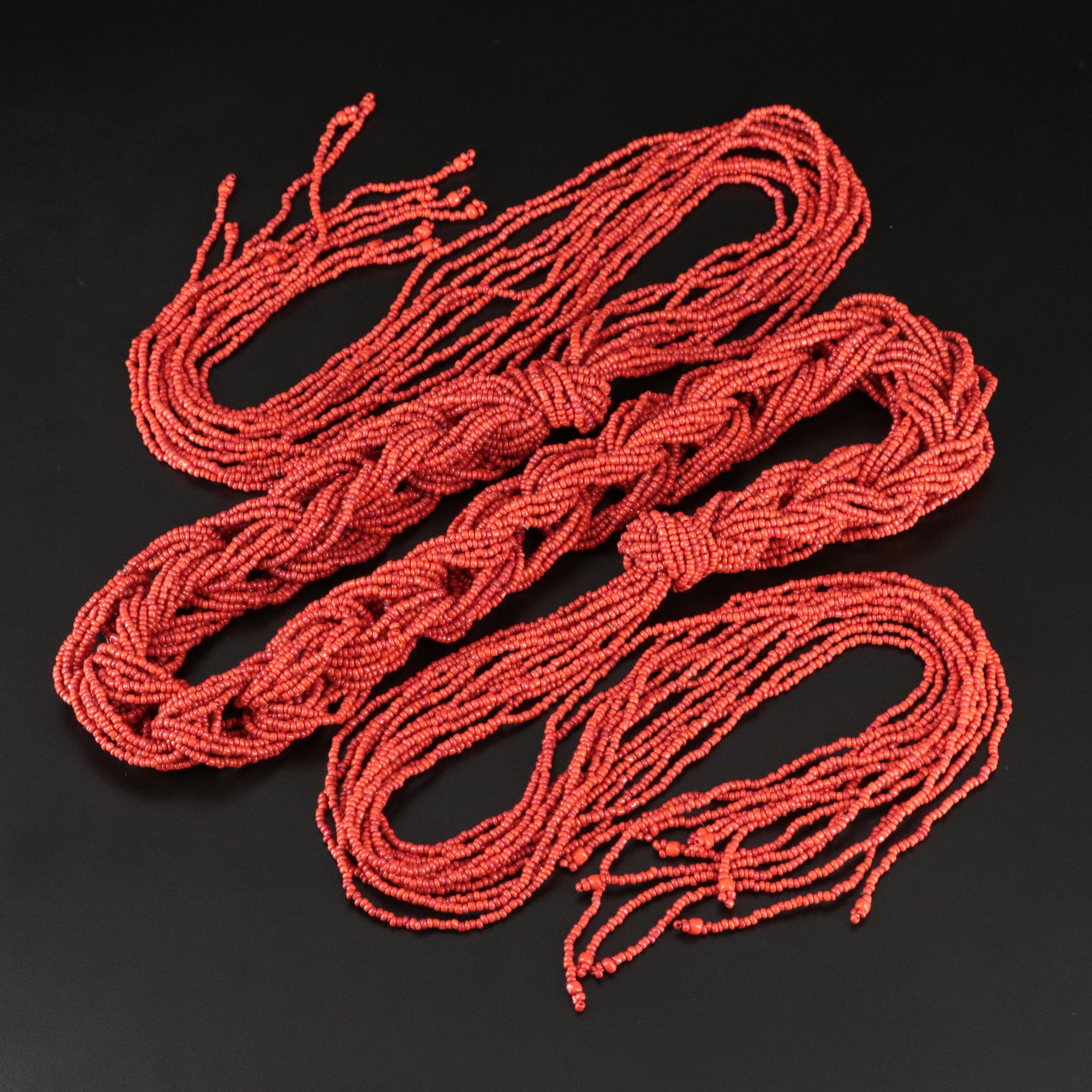 Braided Seed Bead Sautoir