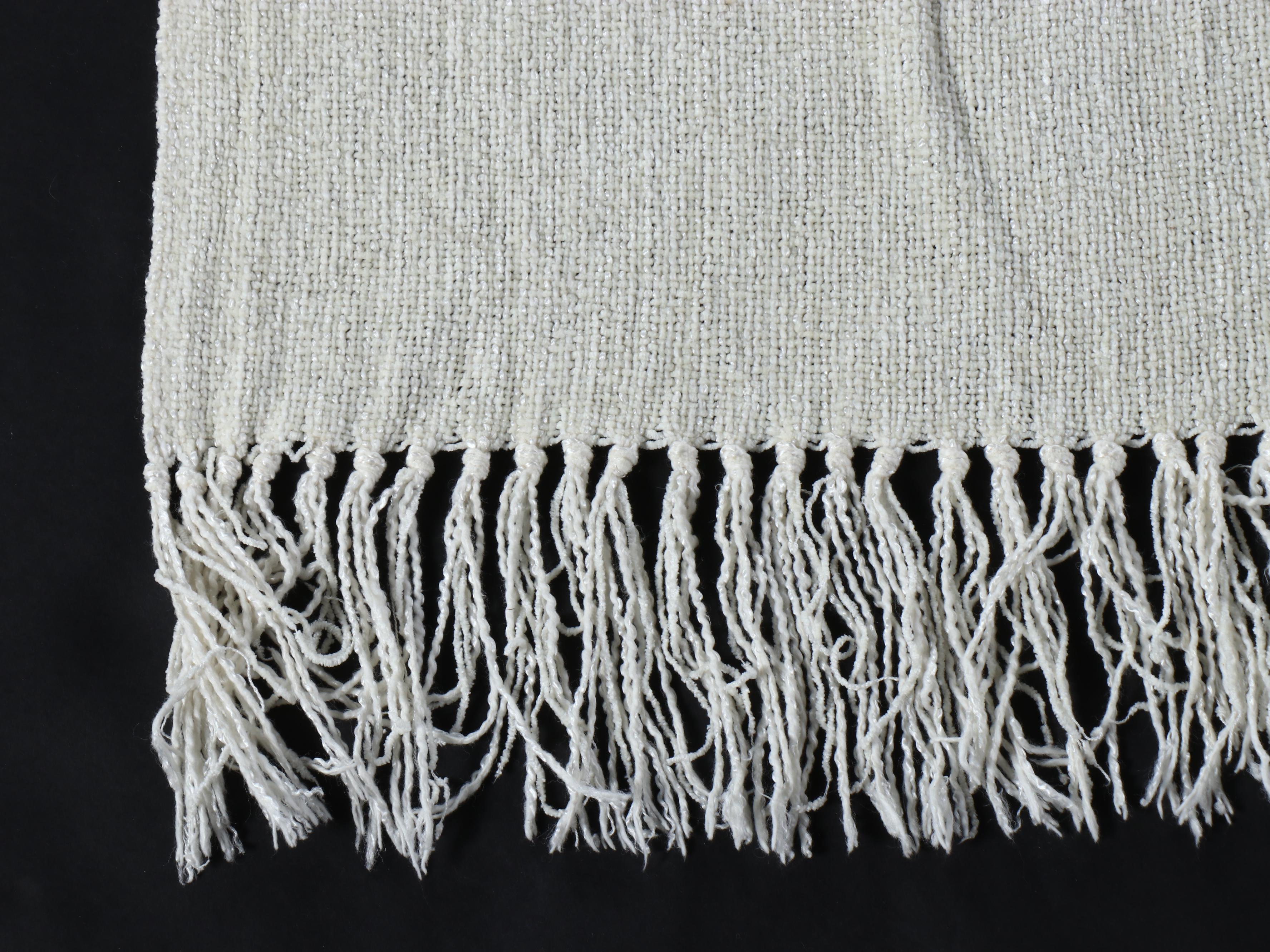 Churchill Weavers Handwoven Fringed Chenille Throw Blanket