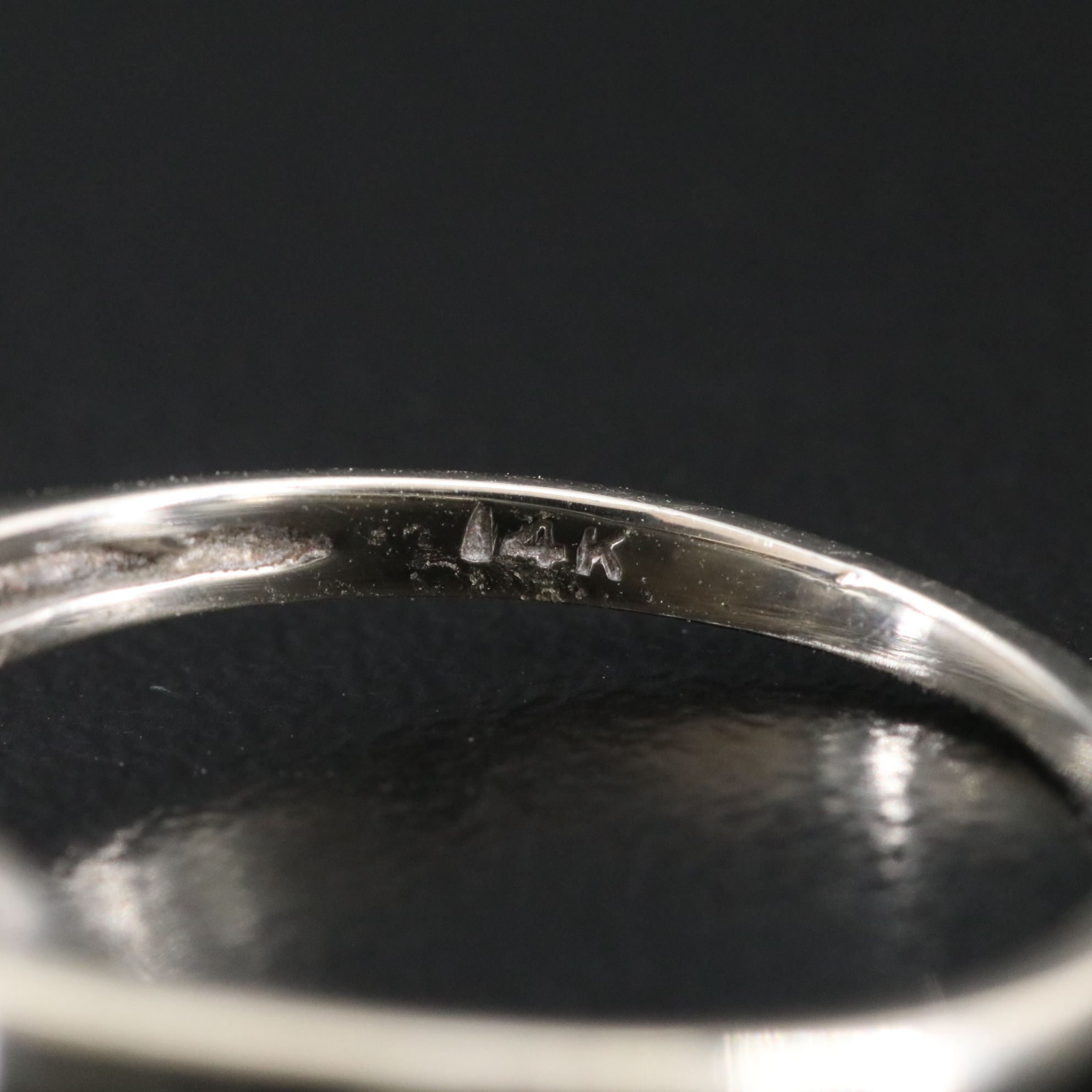 Vintage 14K Star Sapphire and Diamond Ring