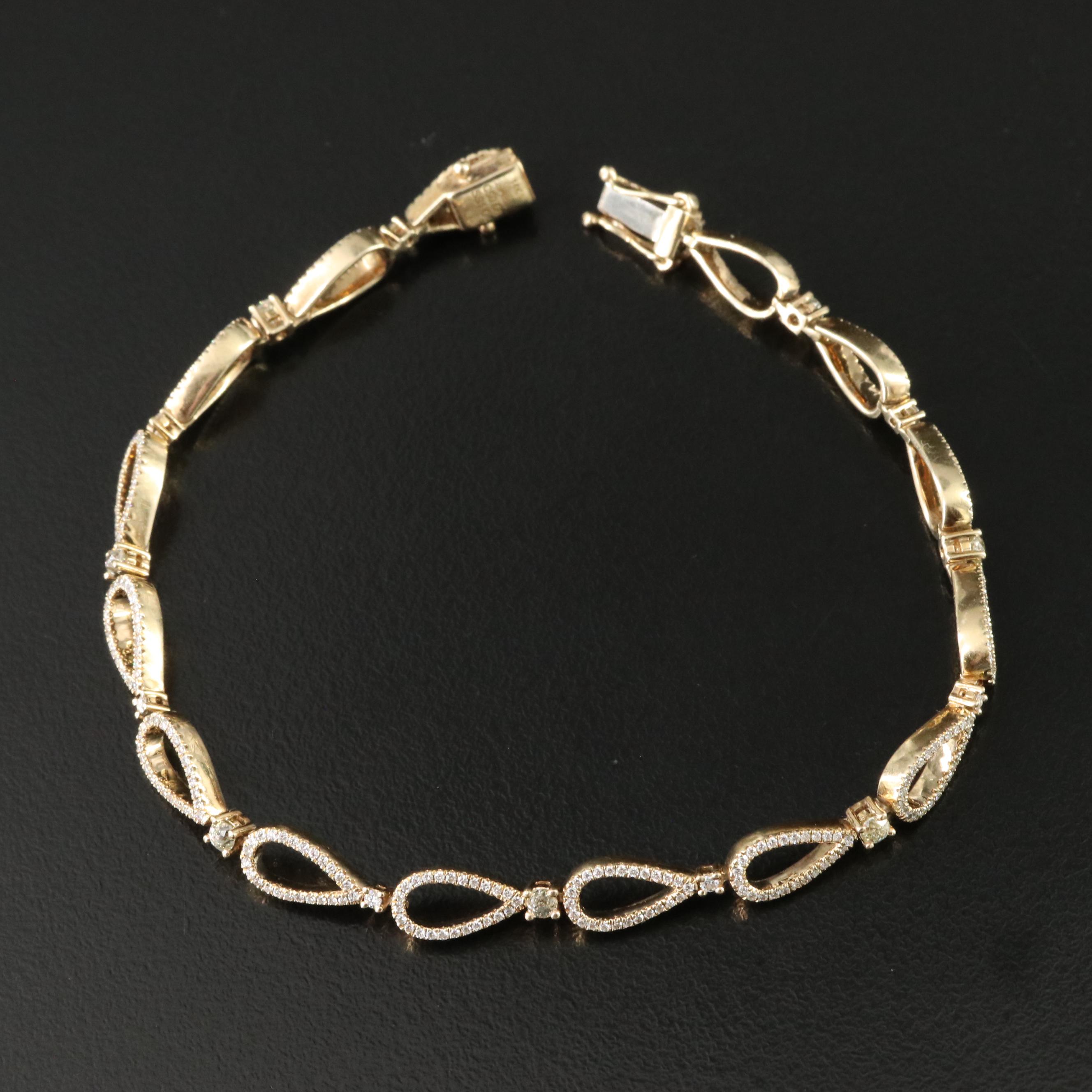 14K 1.62 CTW Diamond Bracelet