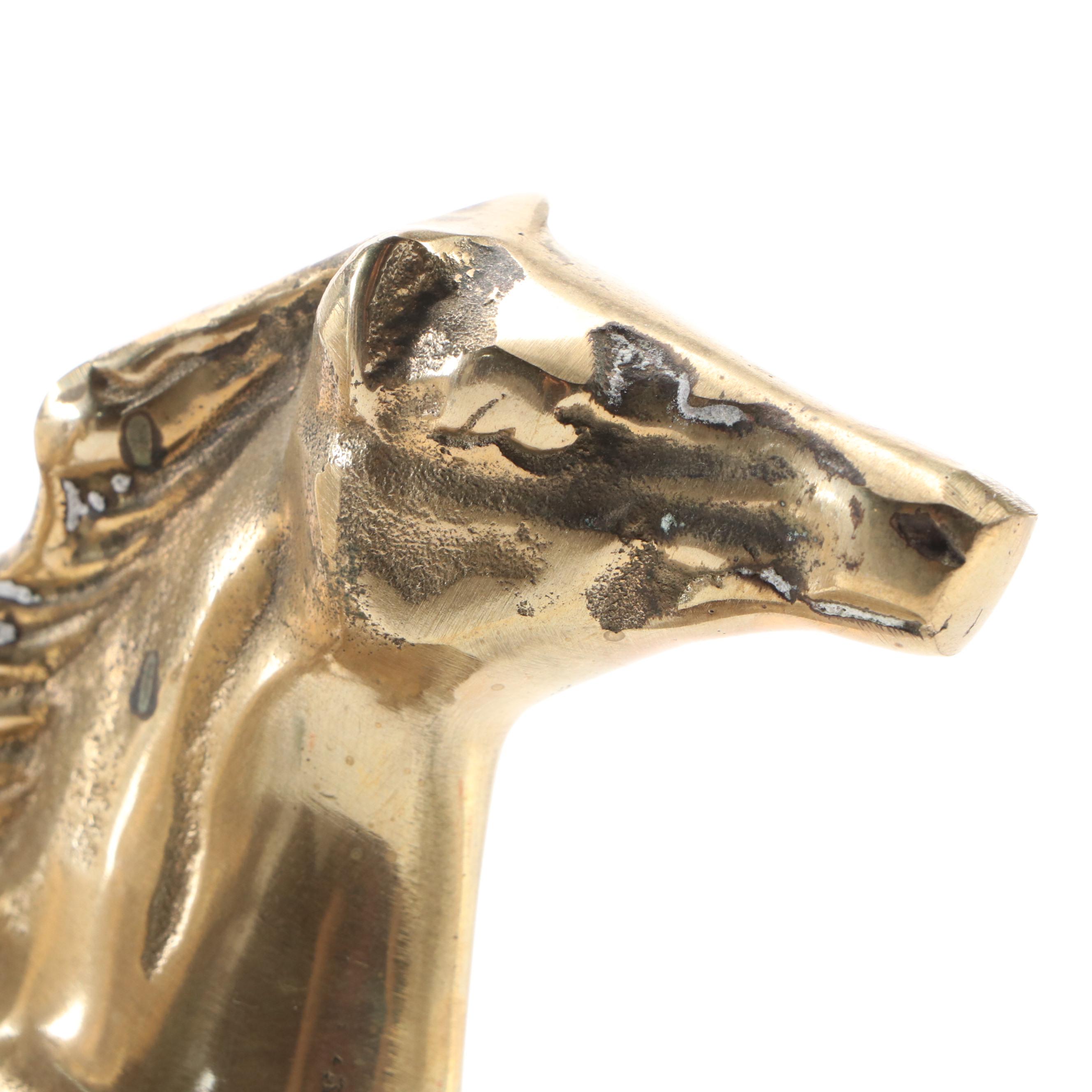 Cast Brass "Wild Horses" Running Mustangs Award
