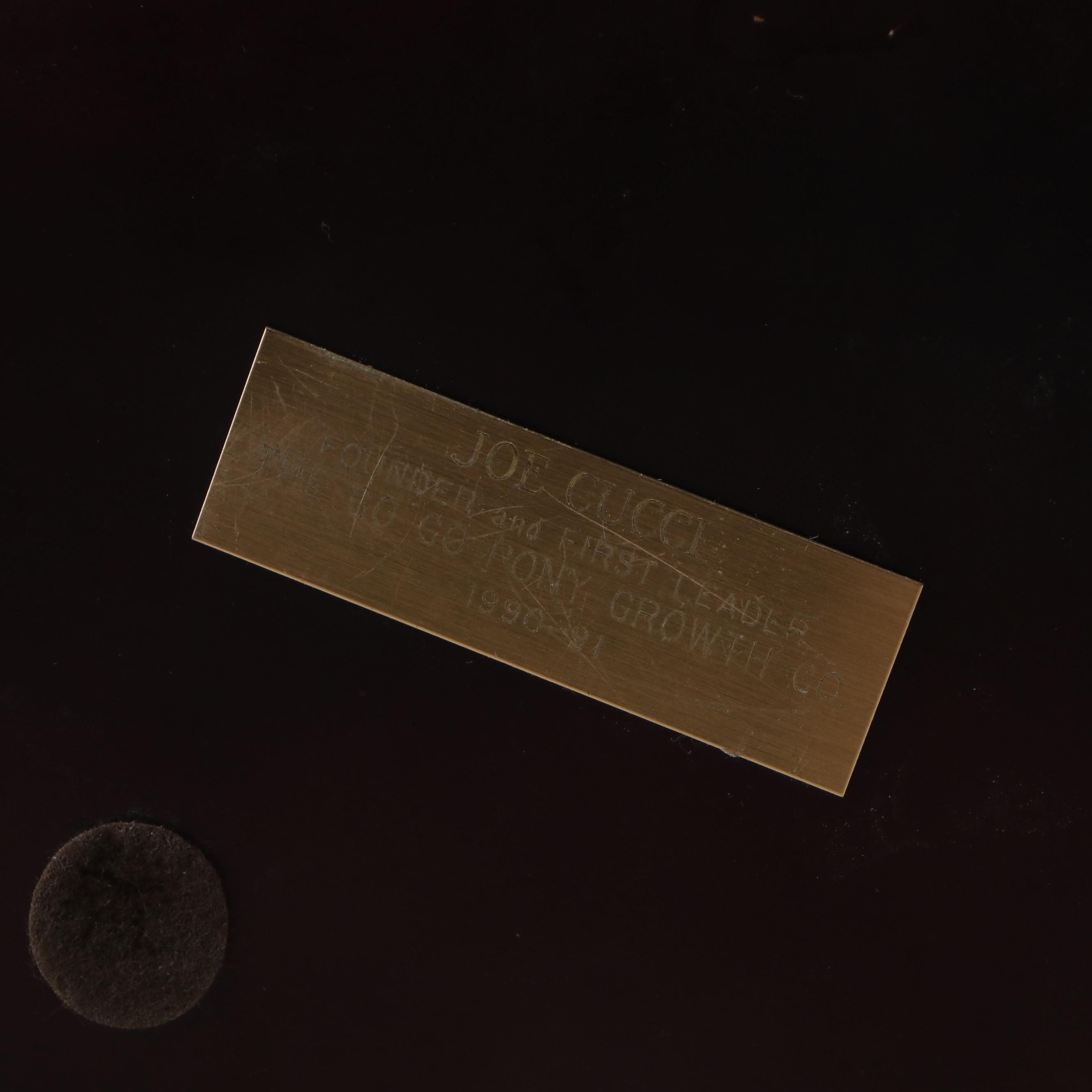 Cast Brass "Wild Horses" Running Mustangs Award