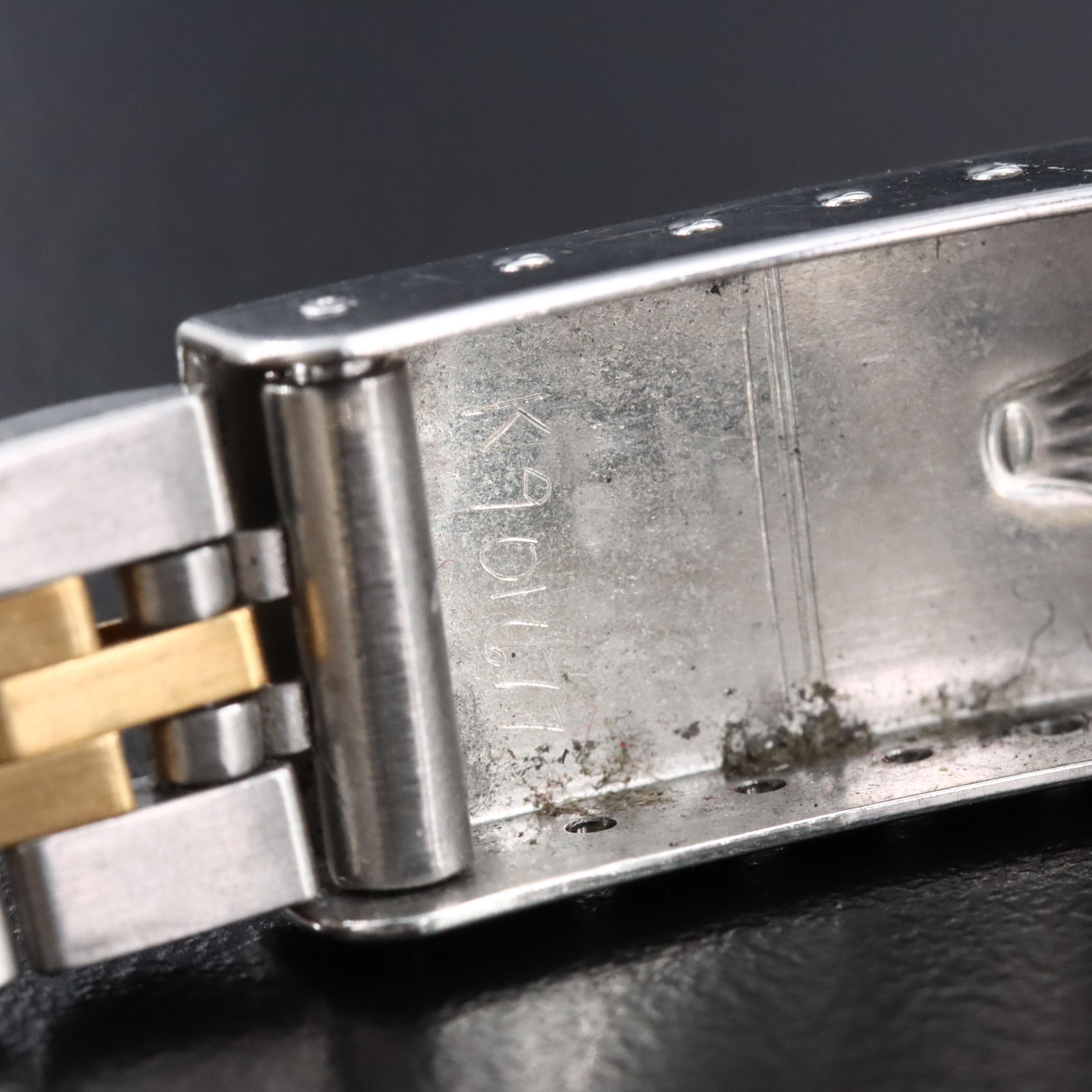 Rolex White Mother-of-Pearl Roman Dial Datejust 79173 Watch