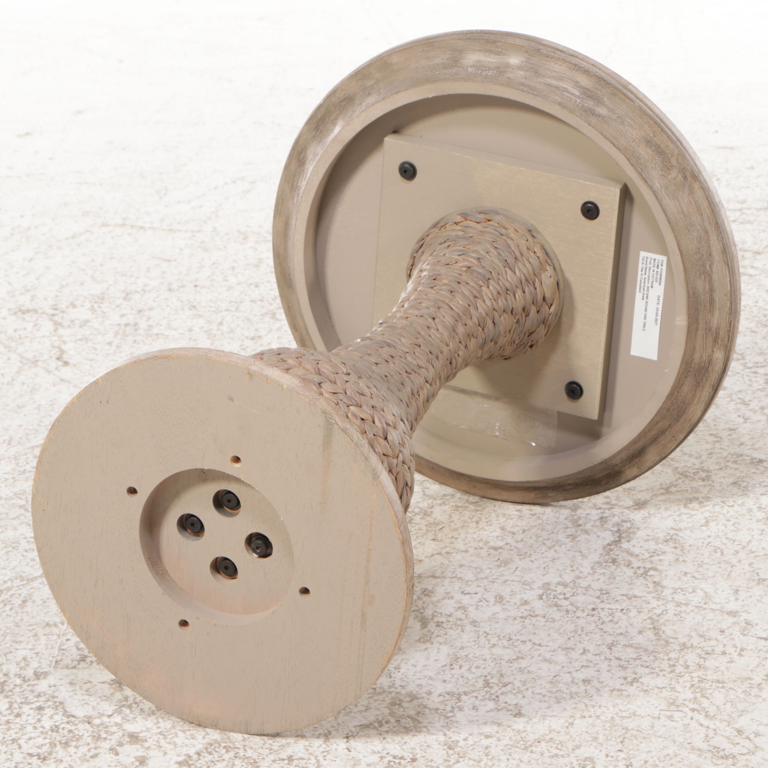 American Drew "Biscane" Round End Table, 2021