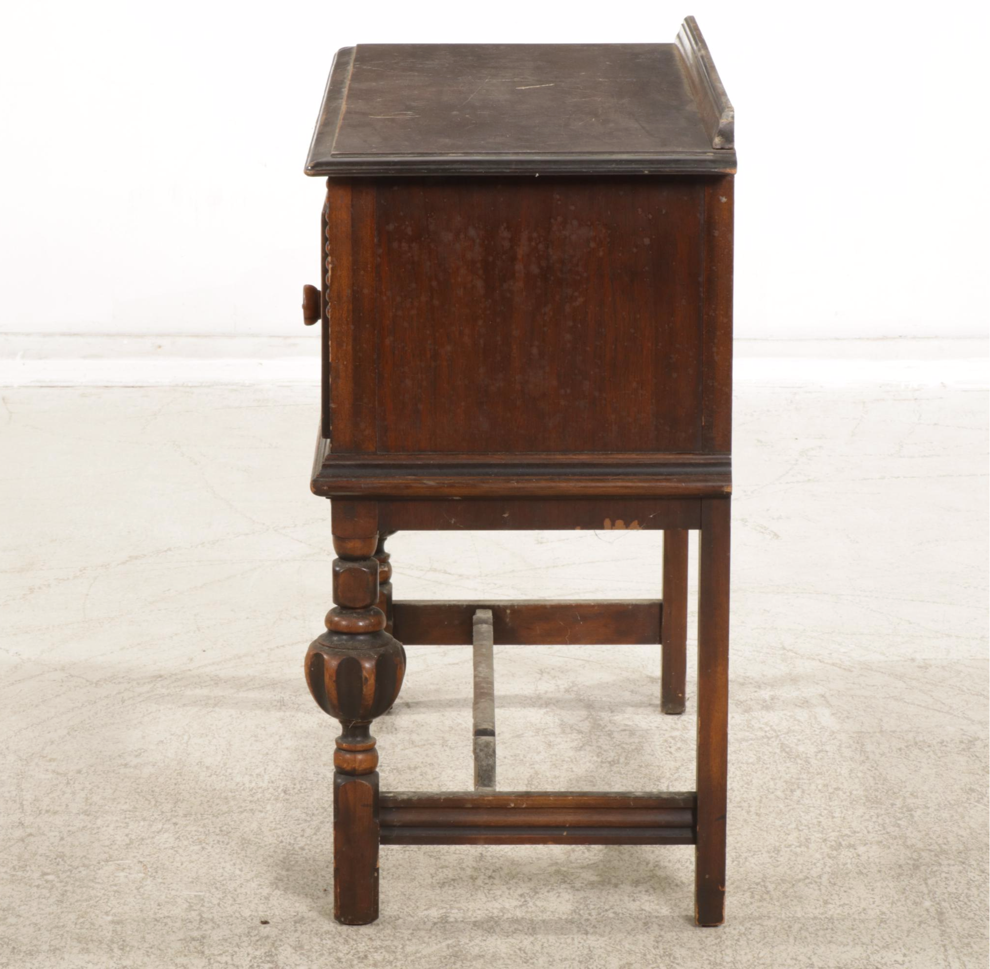 Berkey & Gay Jacobean Style Walnut Sideboard, Early 20th Century