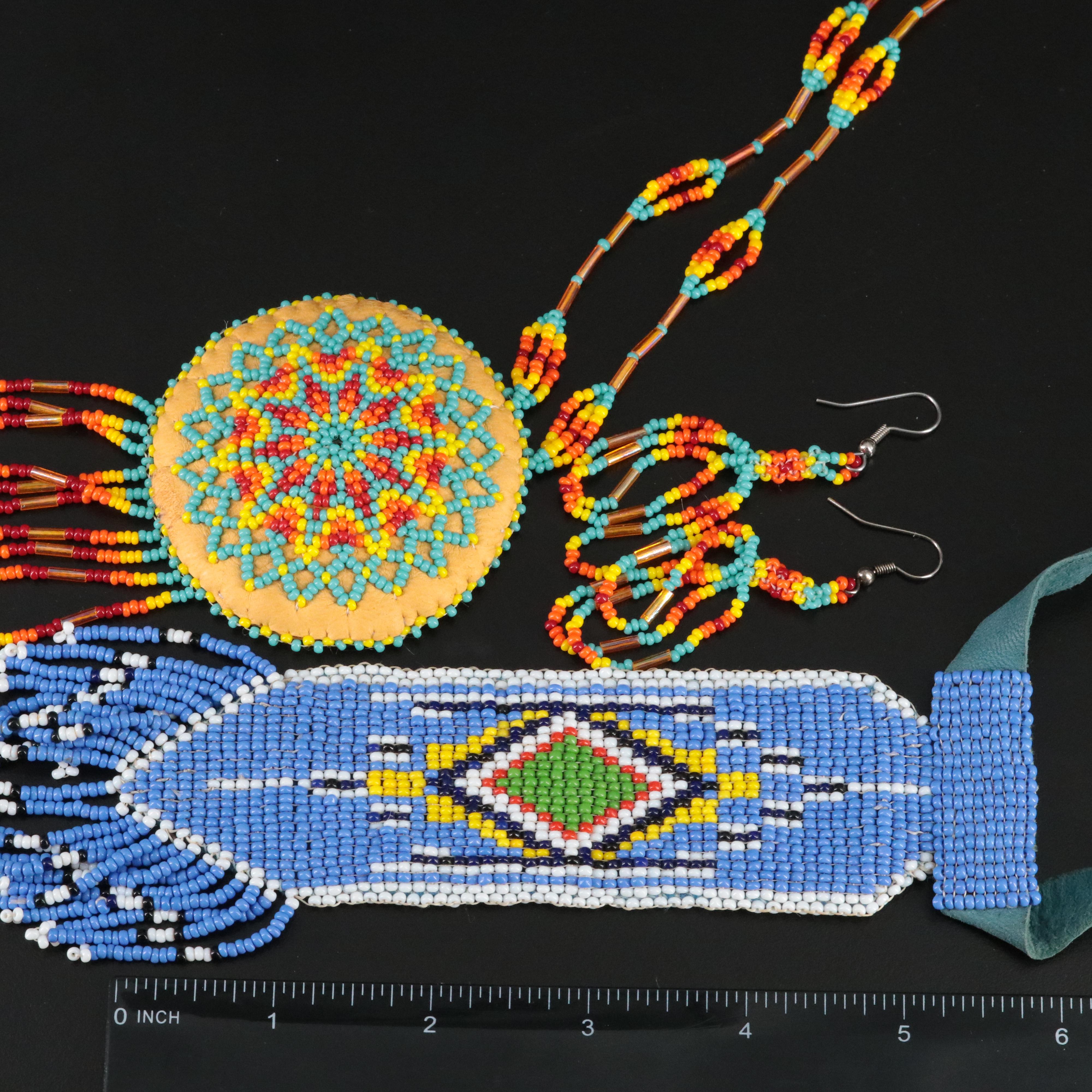 Seed Bead Necklaces and Earrings