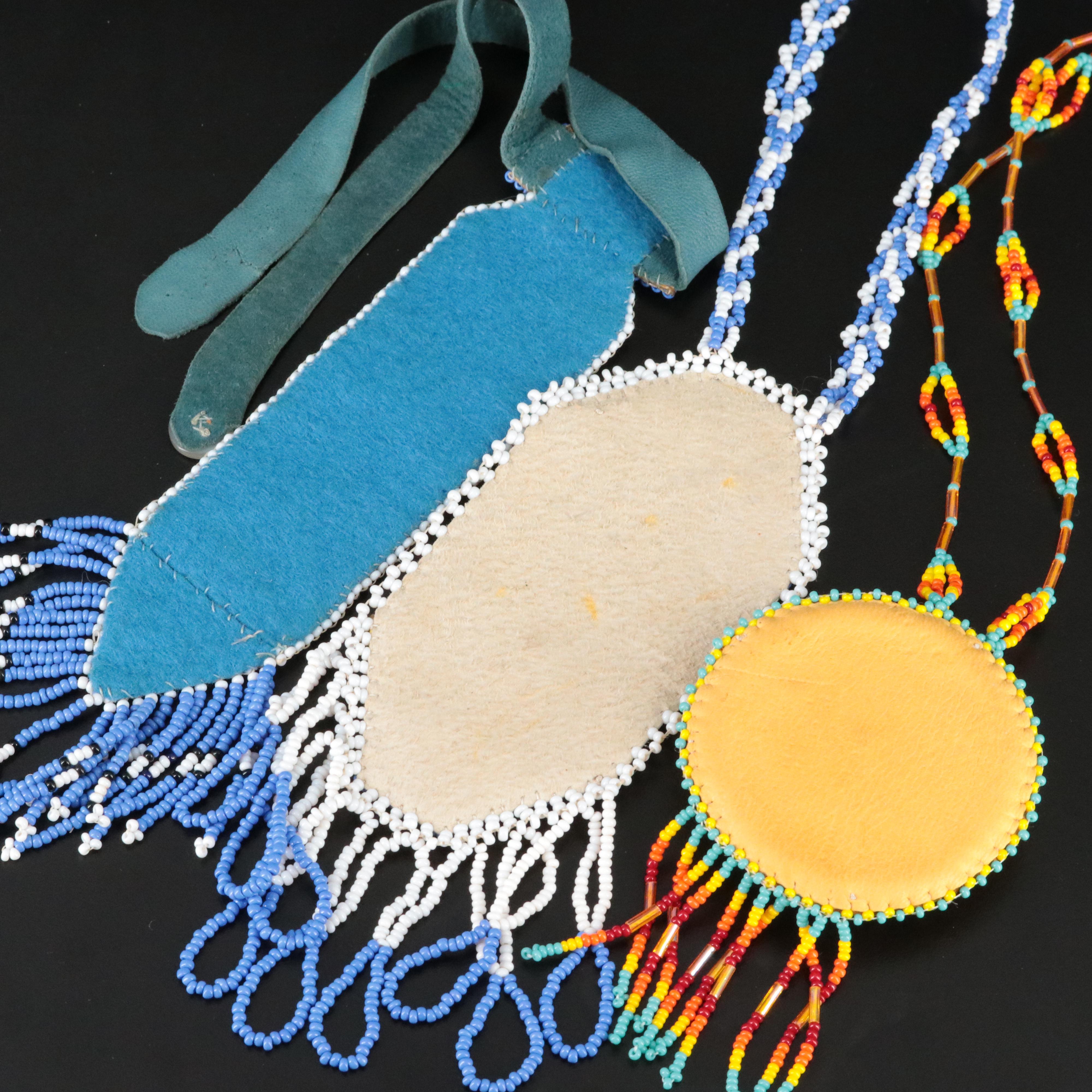 Seed Bead Necklaces and Earrings