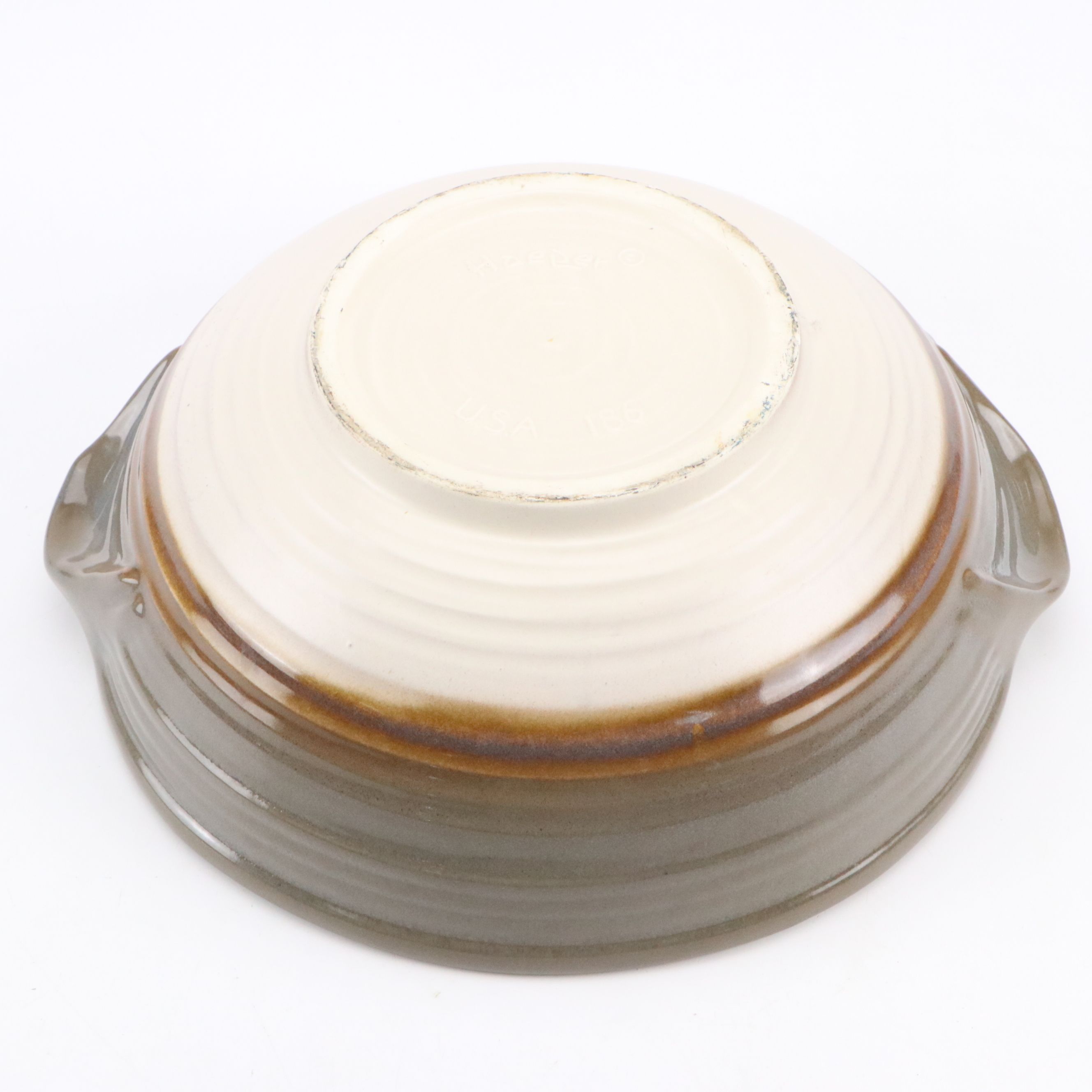 Haeger Handled Ceramic Bowl