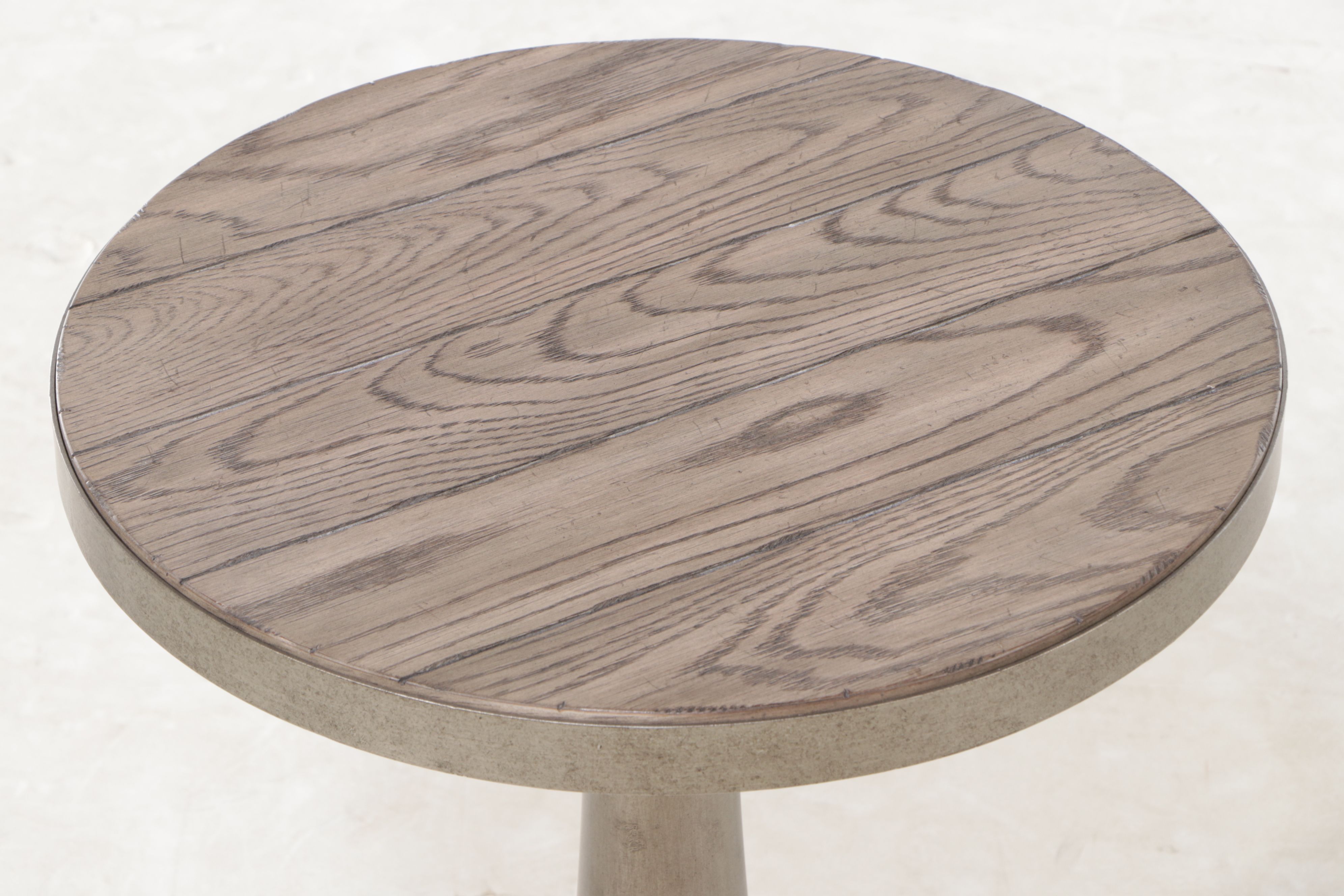 Hammary Furniture Contemporary Oak and Metal Side Table