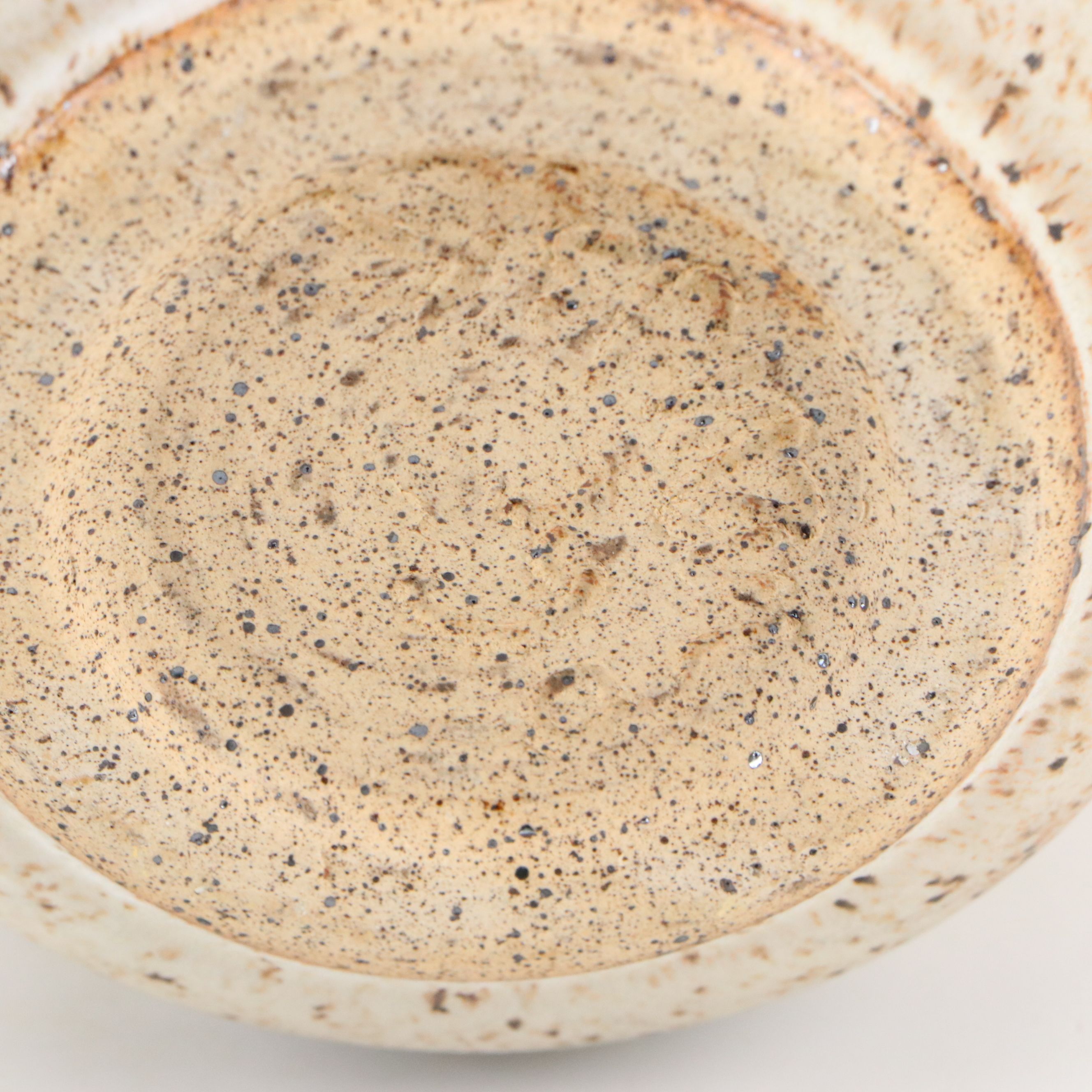 Dick Overman Handcrafted Stoneware Vase and Plate