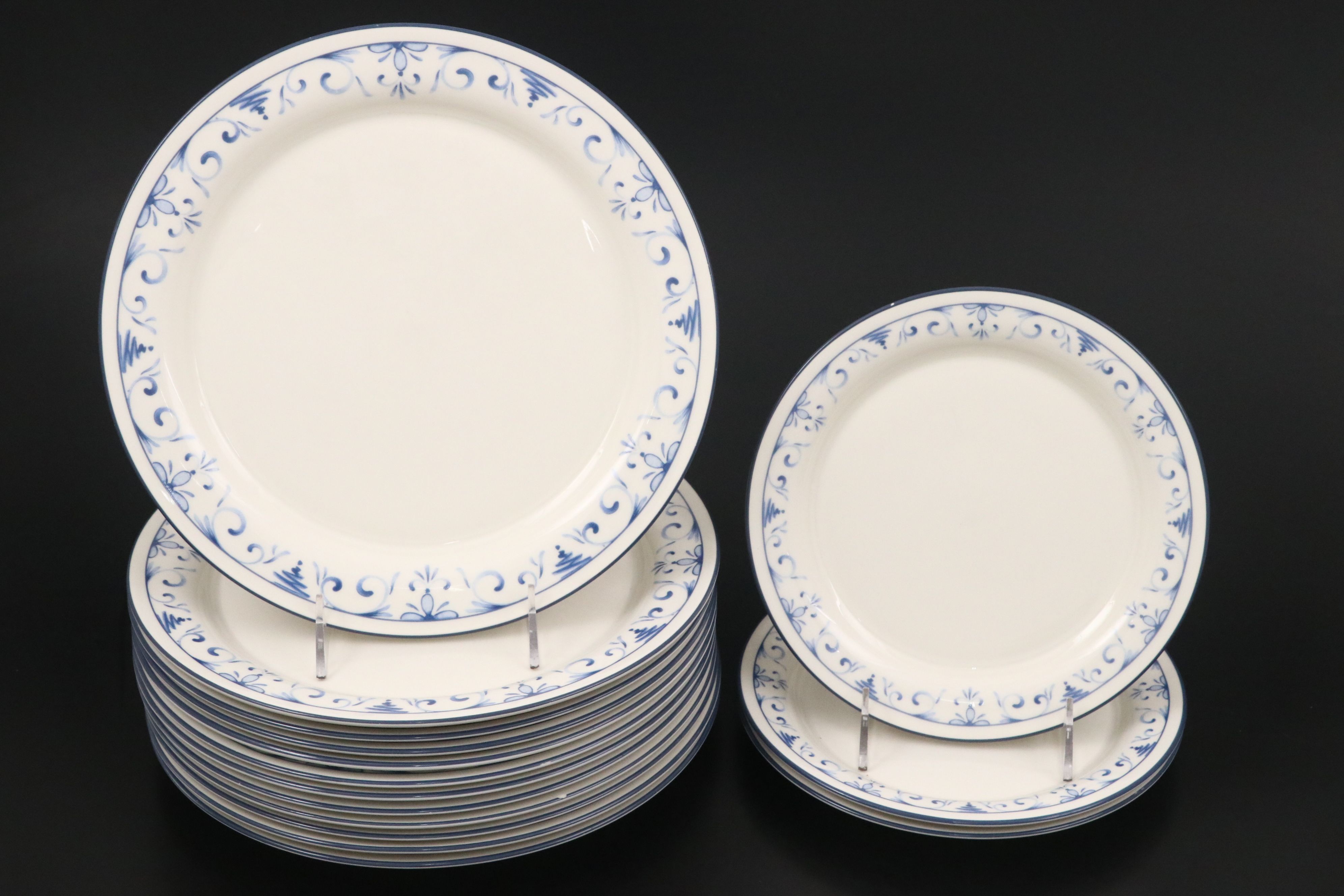 Lenox "Country Blue" Stone China Dinnerware, 1987–1993