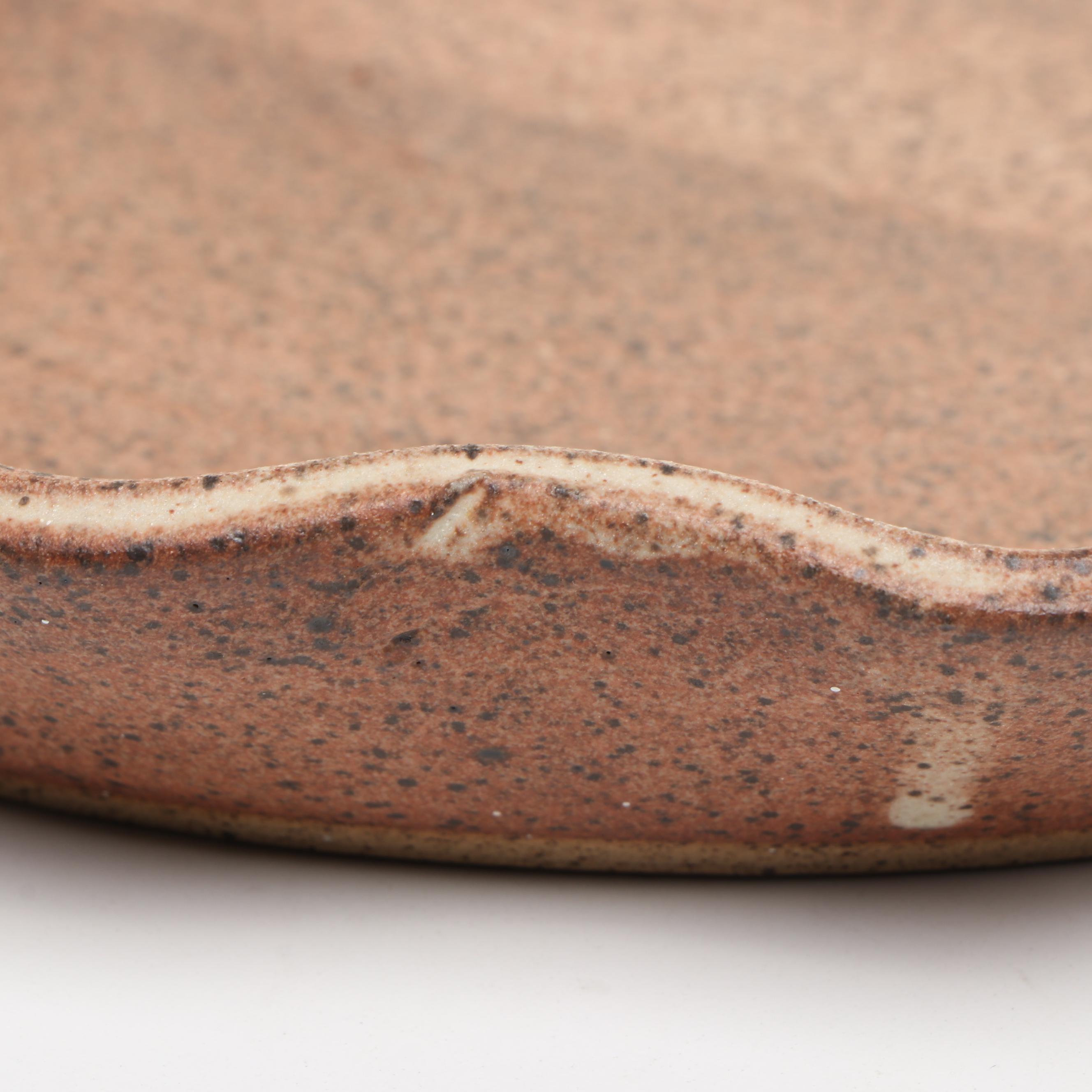 Dick Overman Stoneware Pie Plates, 1980s