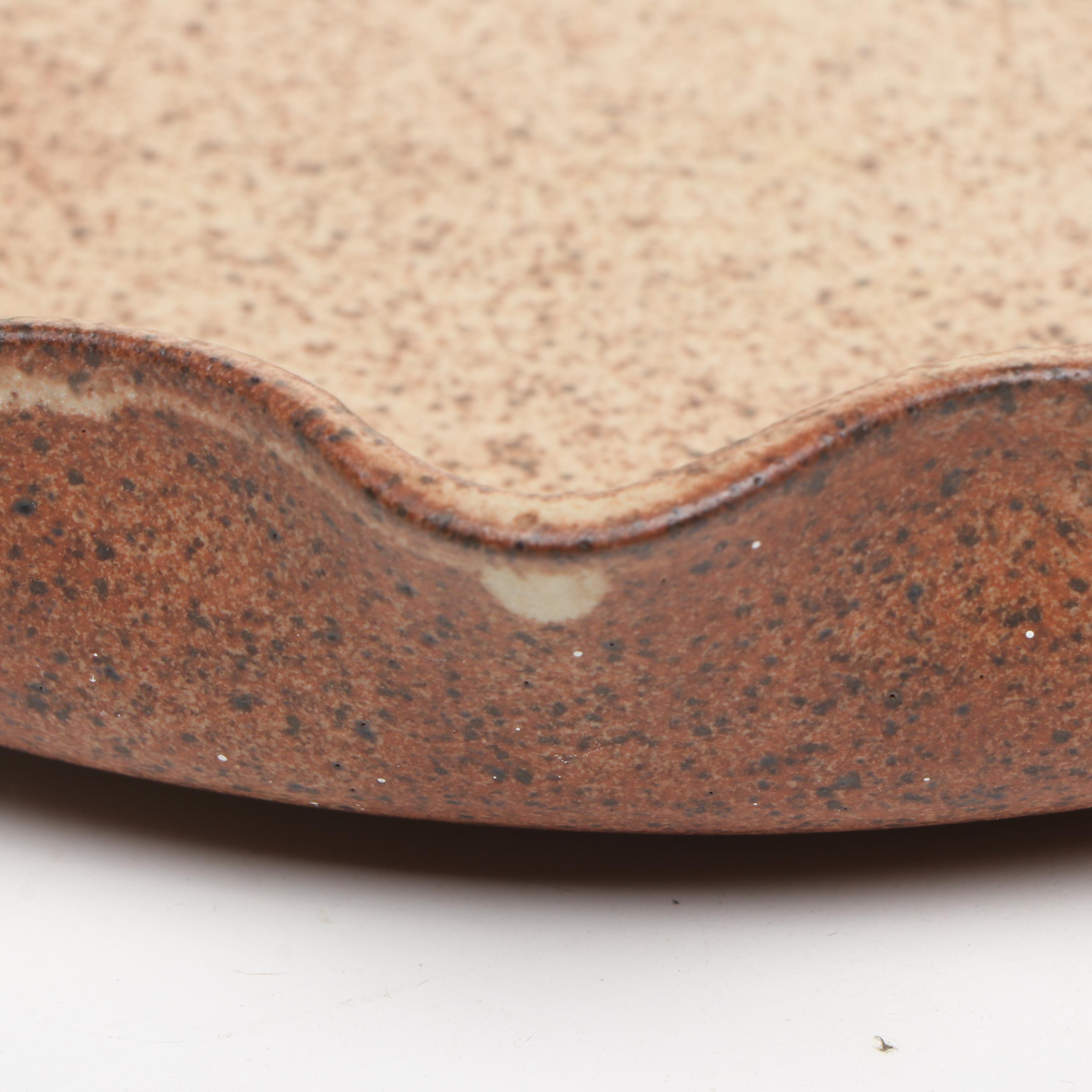 Dick Overman Stoneware Pie Plates, 1980s