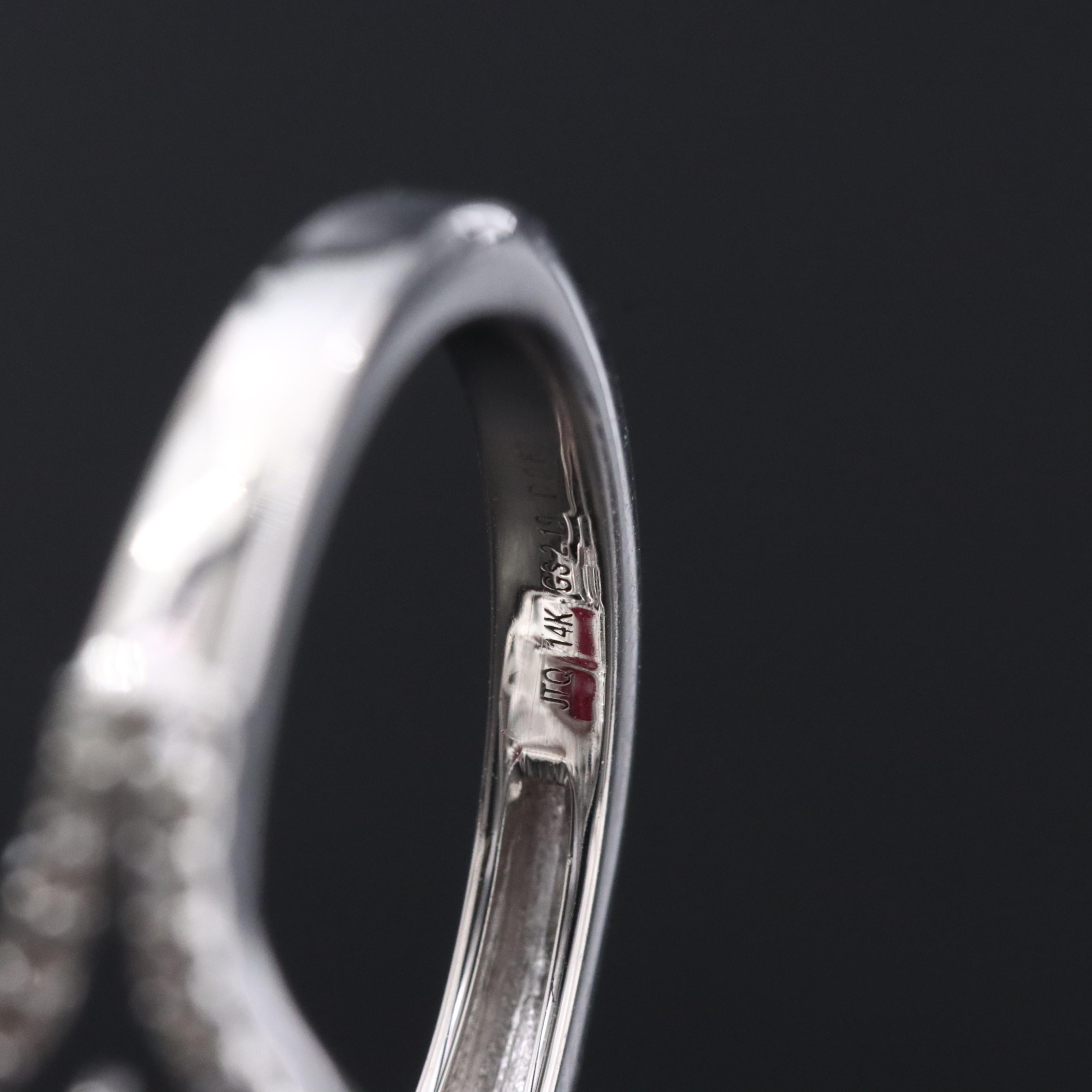 14K 1.81 CT Ruby, White Sapphire, and Diamond Ring with IGI Jewelry Report