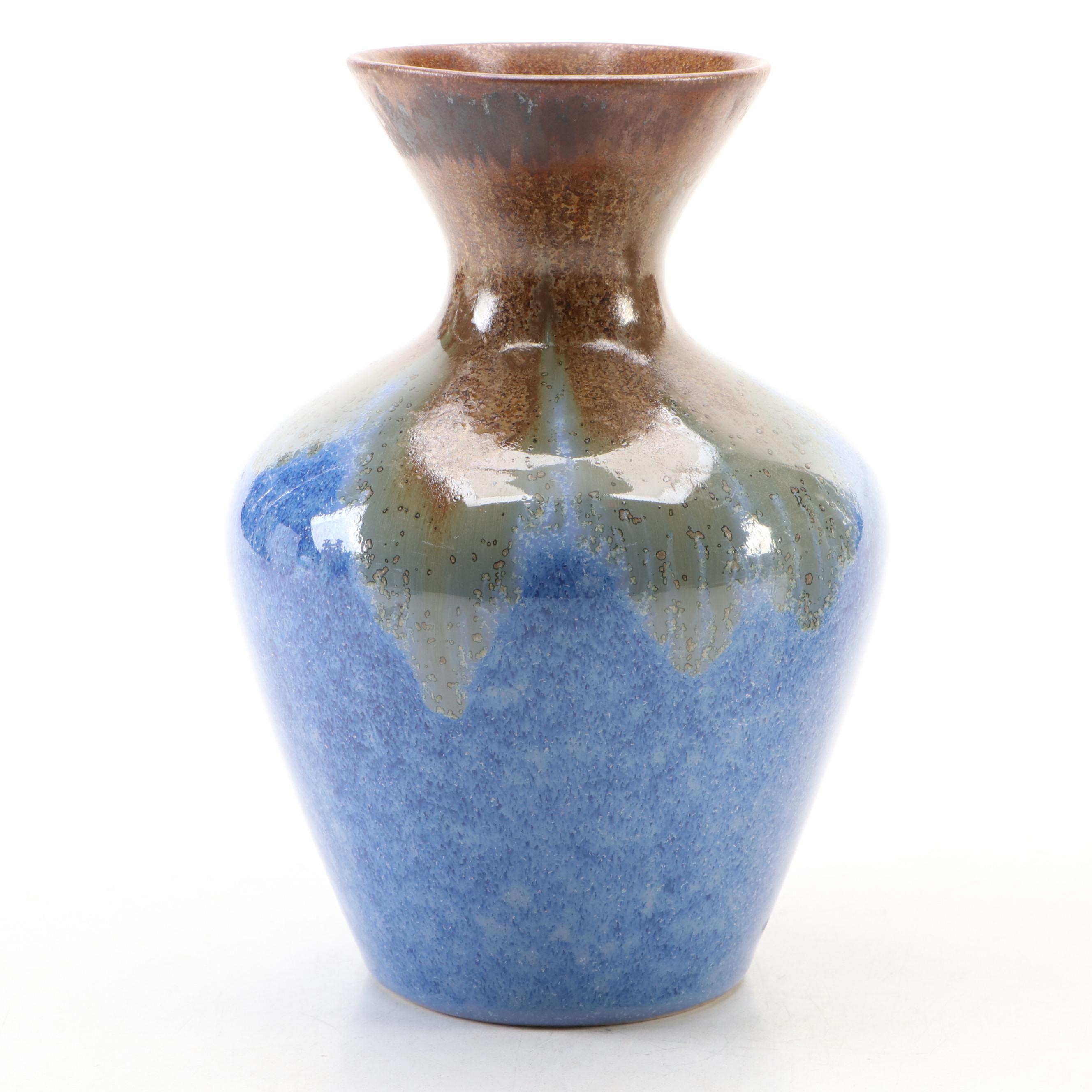 Pigeon Forge Pottery Ceramic Oil Lamp and Vase