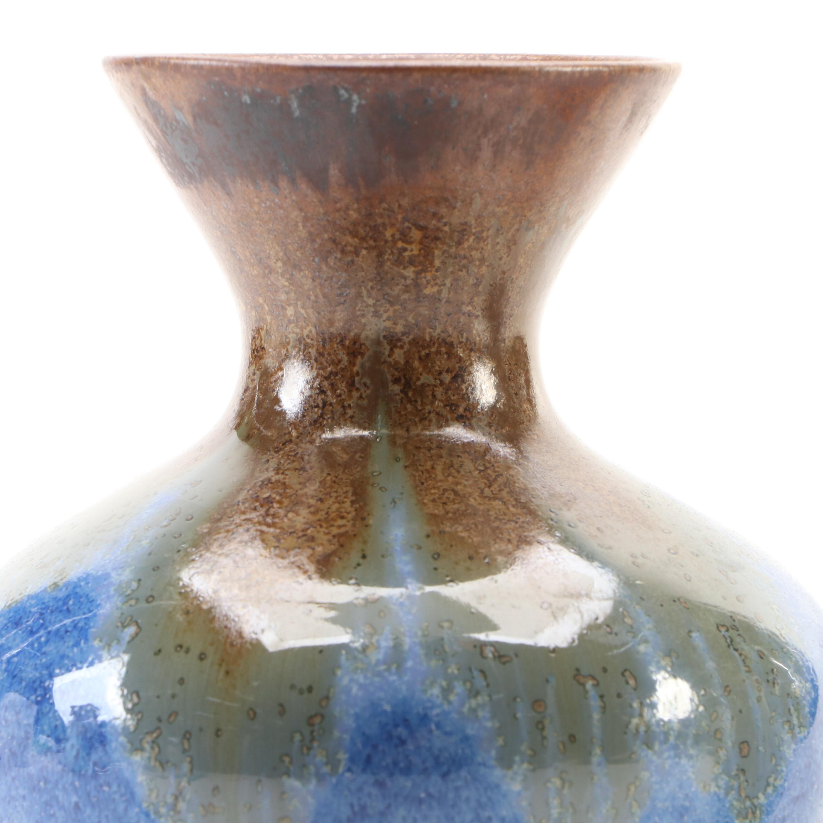 Pigeon Forge Pottery Ceramic Oil Lamp and Vase