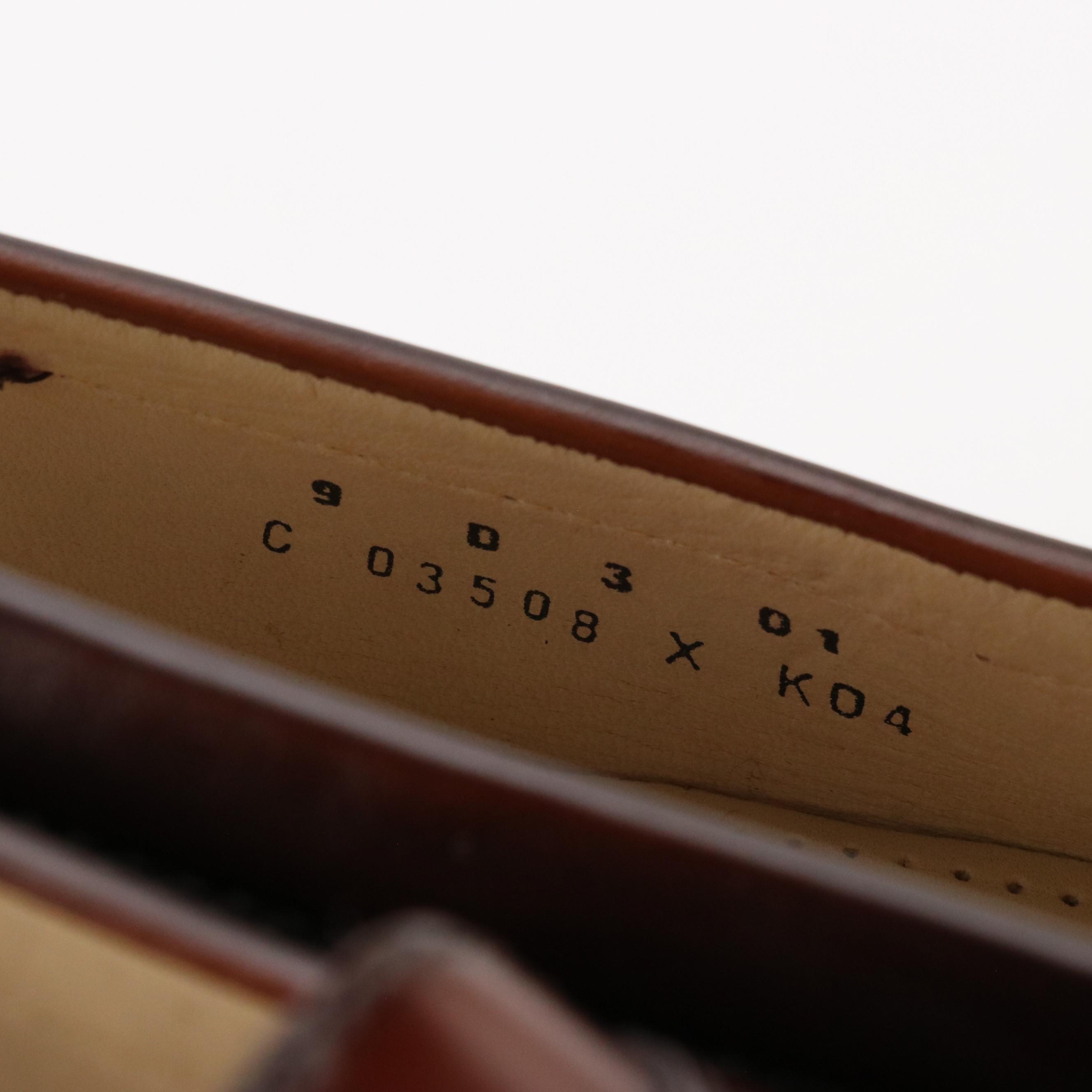 Men's Cole Haan "Calhoun" & "Pinch Tassel" Mahogany Leather Loafers in Boxes