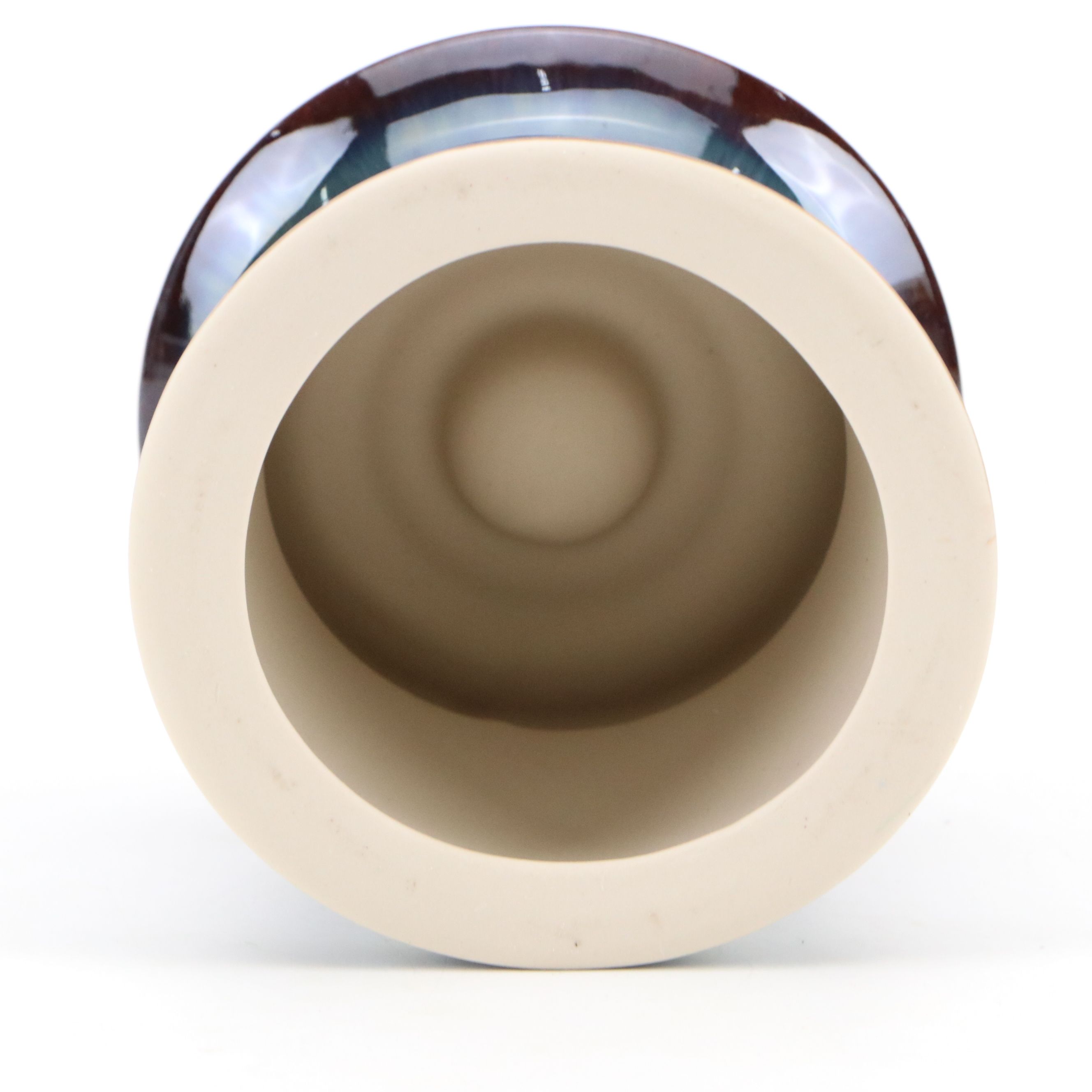 Bill Campbell Ceramic Oil Lamp and Cheri Glaser Bean Crock with Candlestick