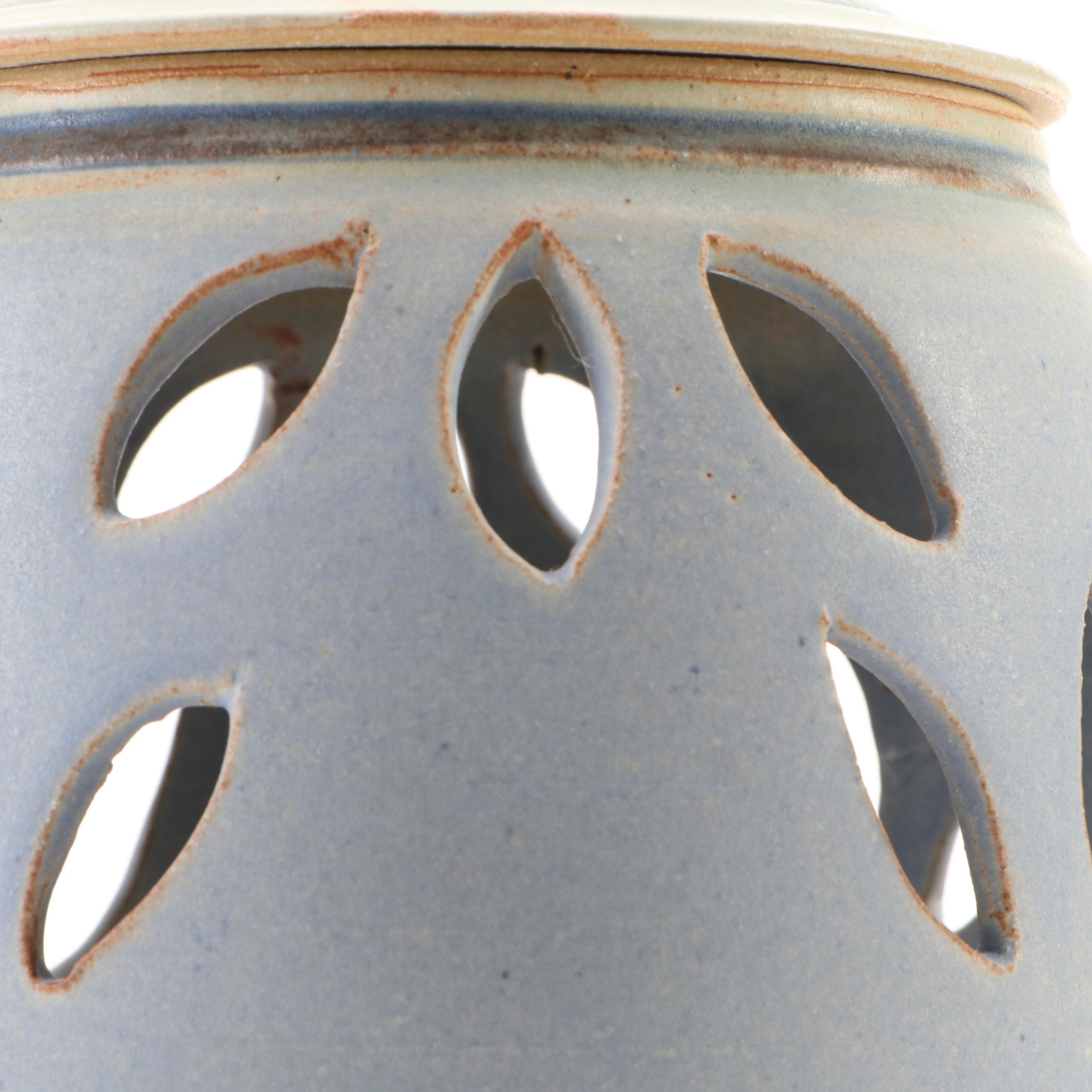 Dick Overman Handcrafted Stoneware Lantern