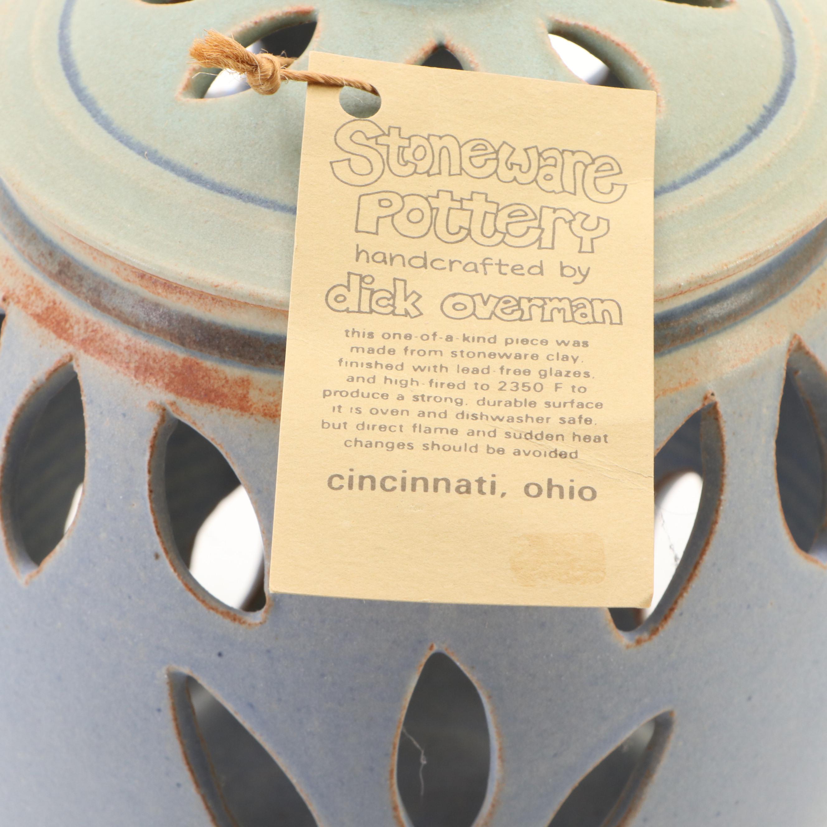 Dick Overman Handcrafted Stoneware Lantern