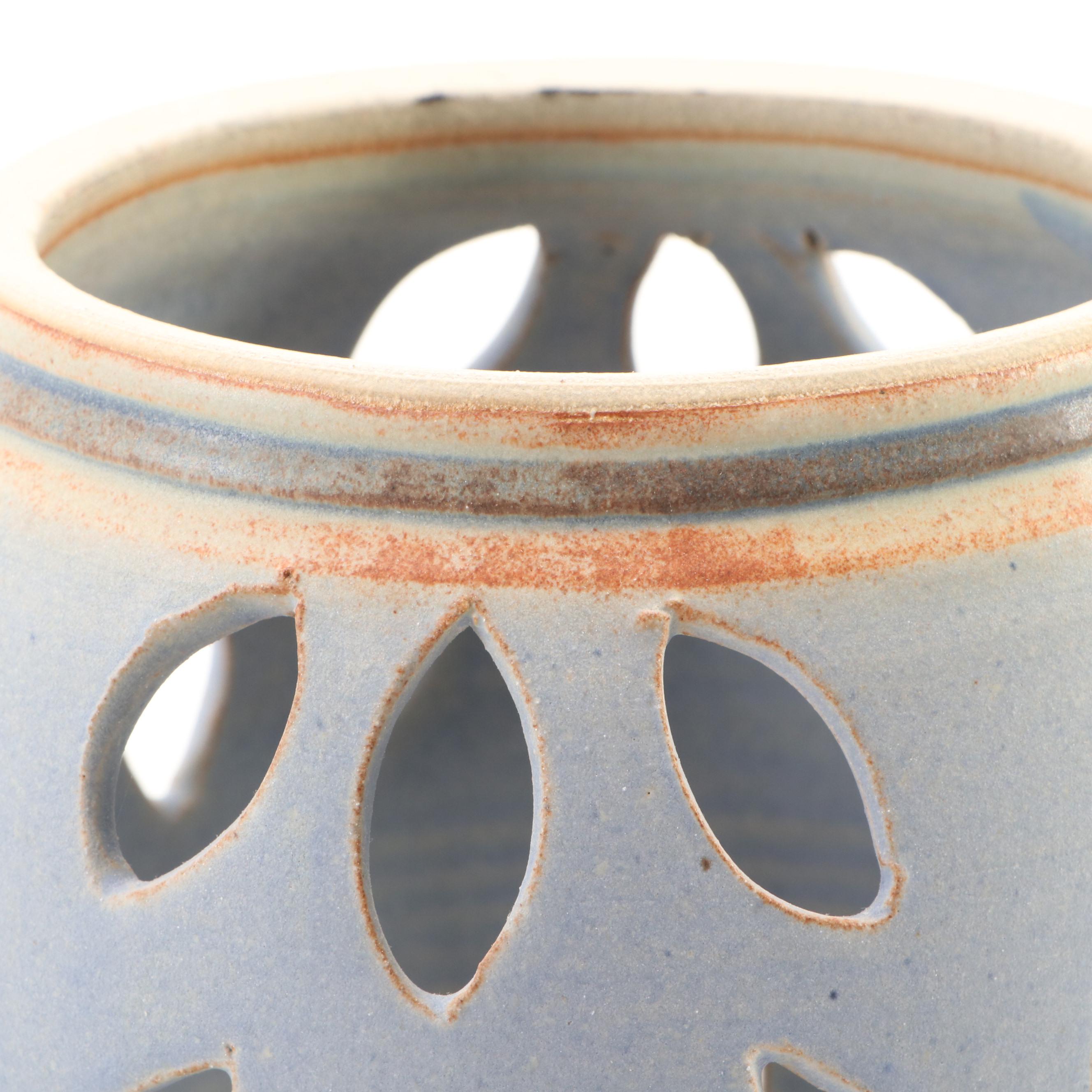 Dick Overman Handcrafted Stoneware Lantern