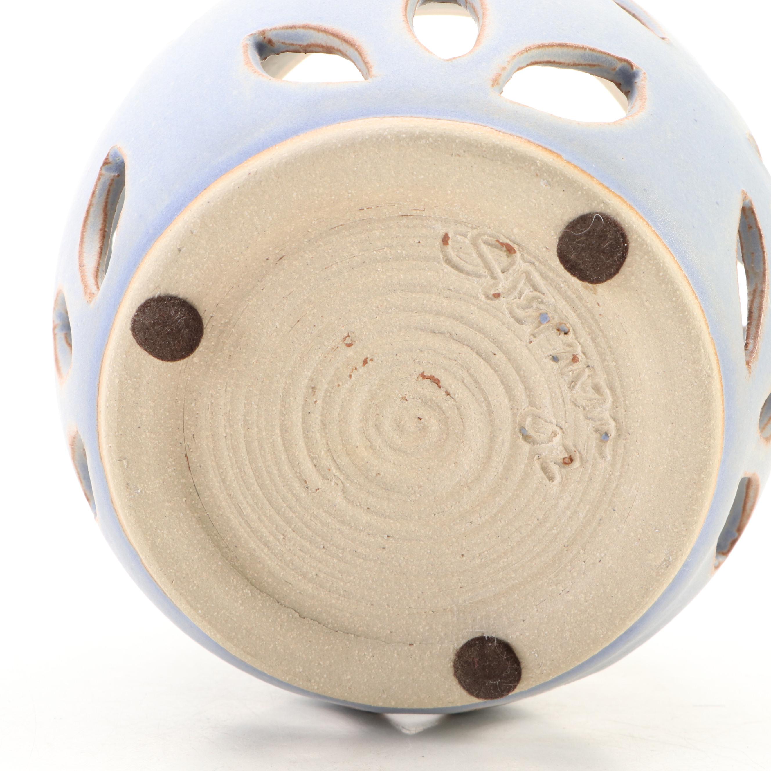 Dick Overman Handcrafted Stoneware Lantern