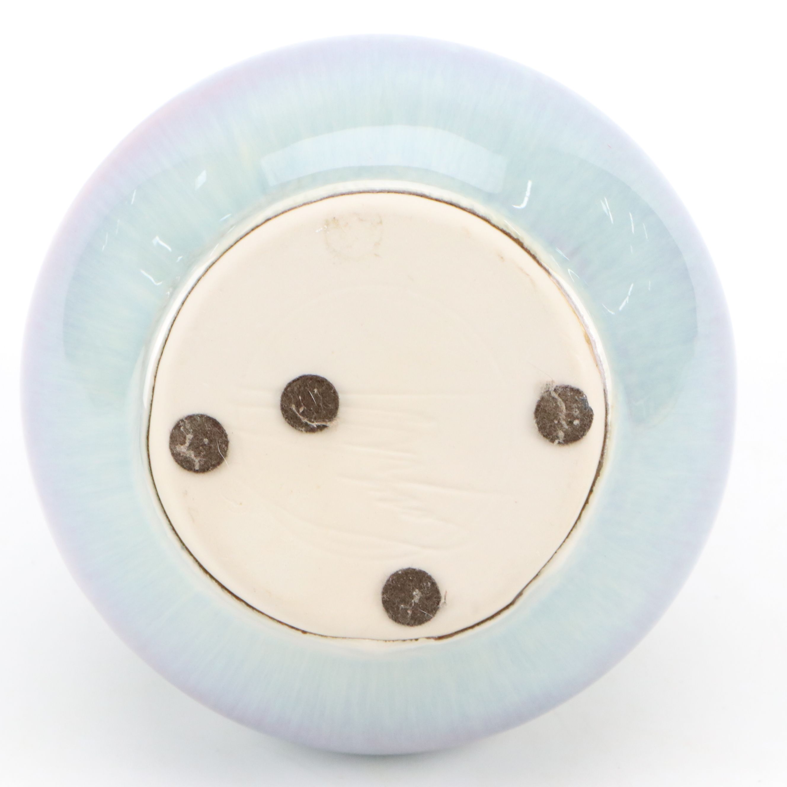 Bill Campbell Ceramic Oil Lamp and Cheri Glaser Bean Crock with Candlestick