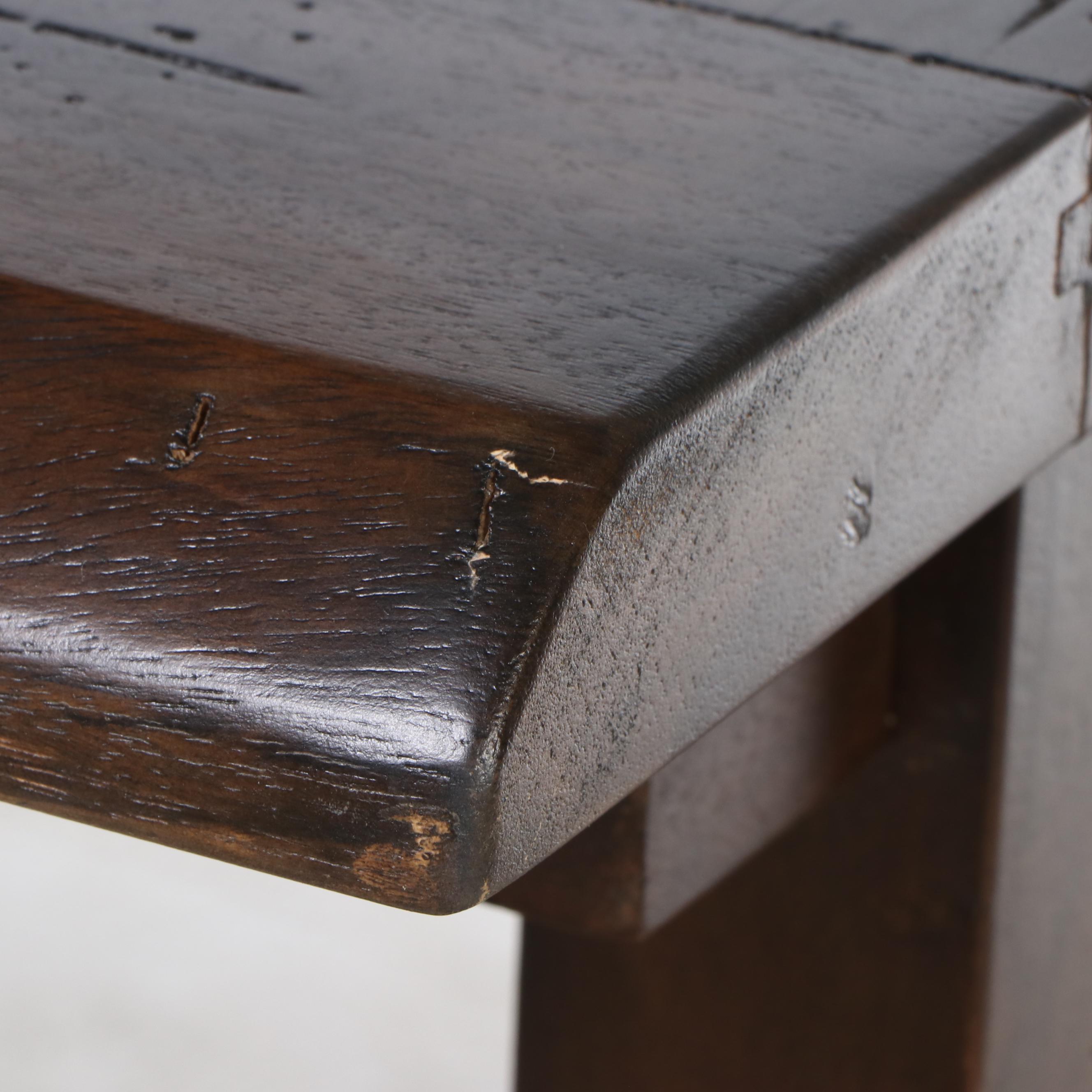 Uttermost Industrial Style Wood and Metal Console Table