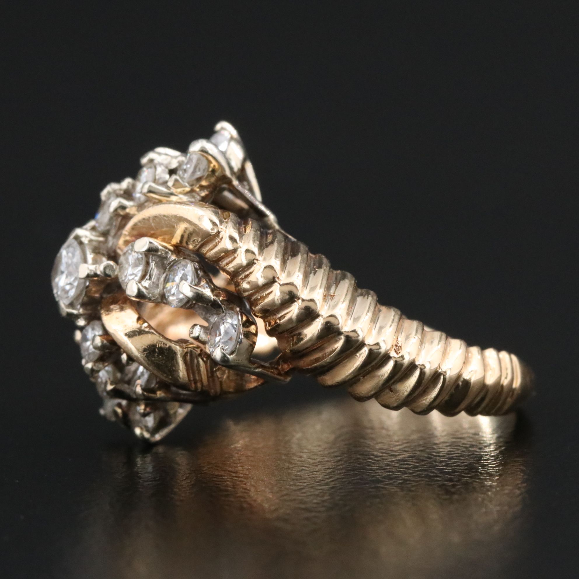 14K 0.76 CTW Diamond Ring