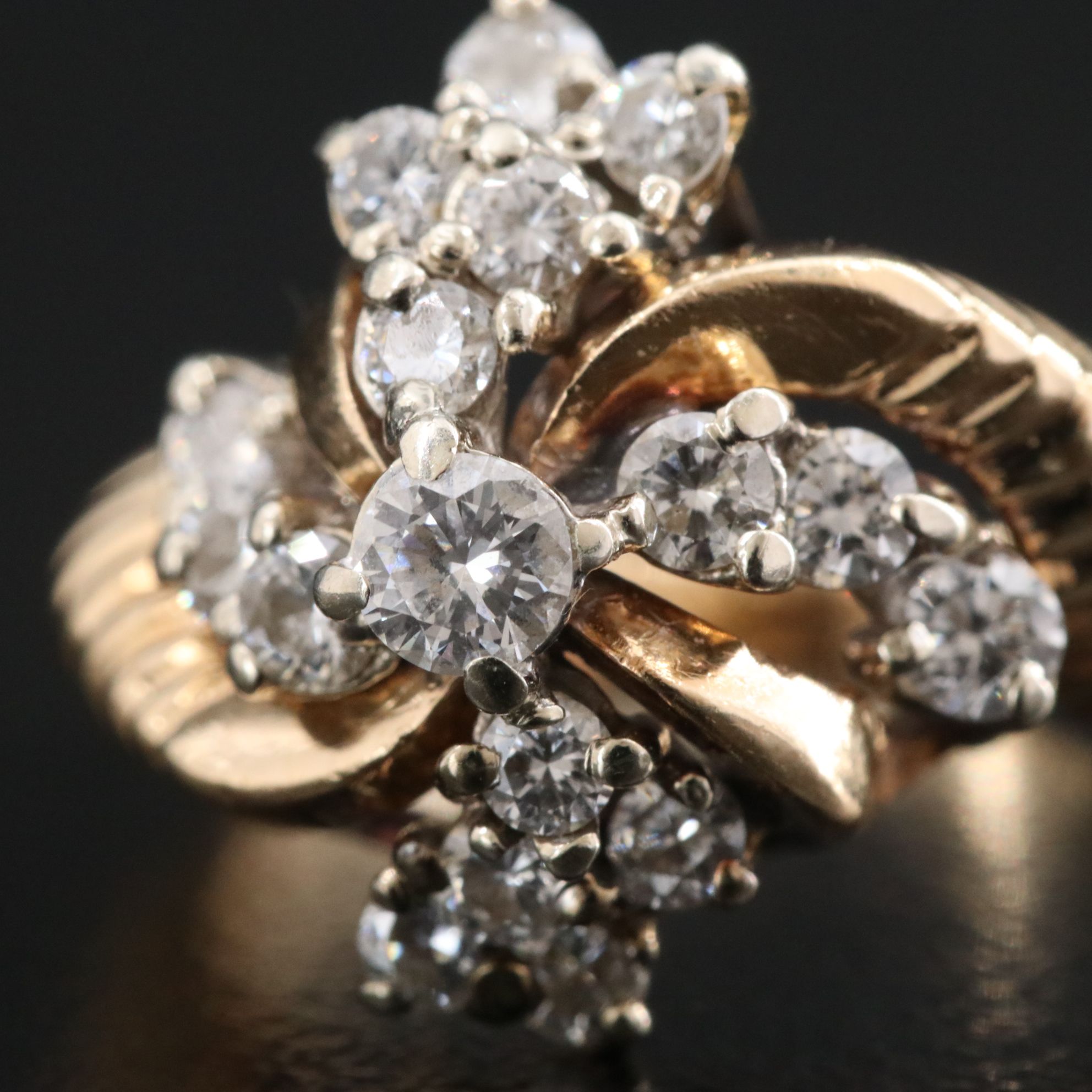 14K 0.76 CTW Diamond Ring