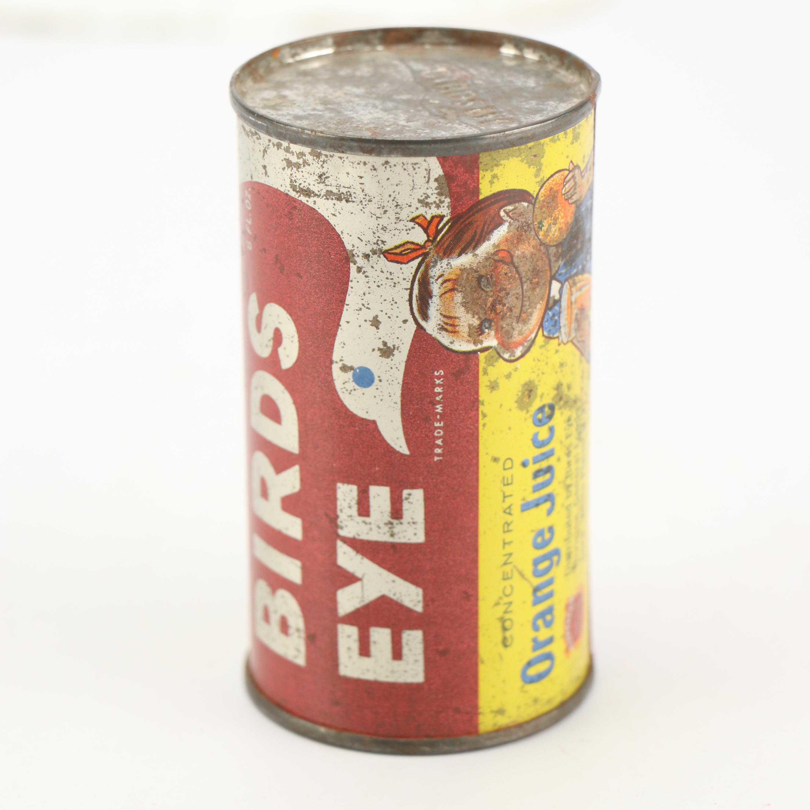 Vintage Kroger and Birds Eye and Other Canisters and Kitchenware