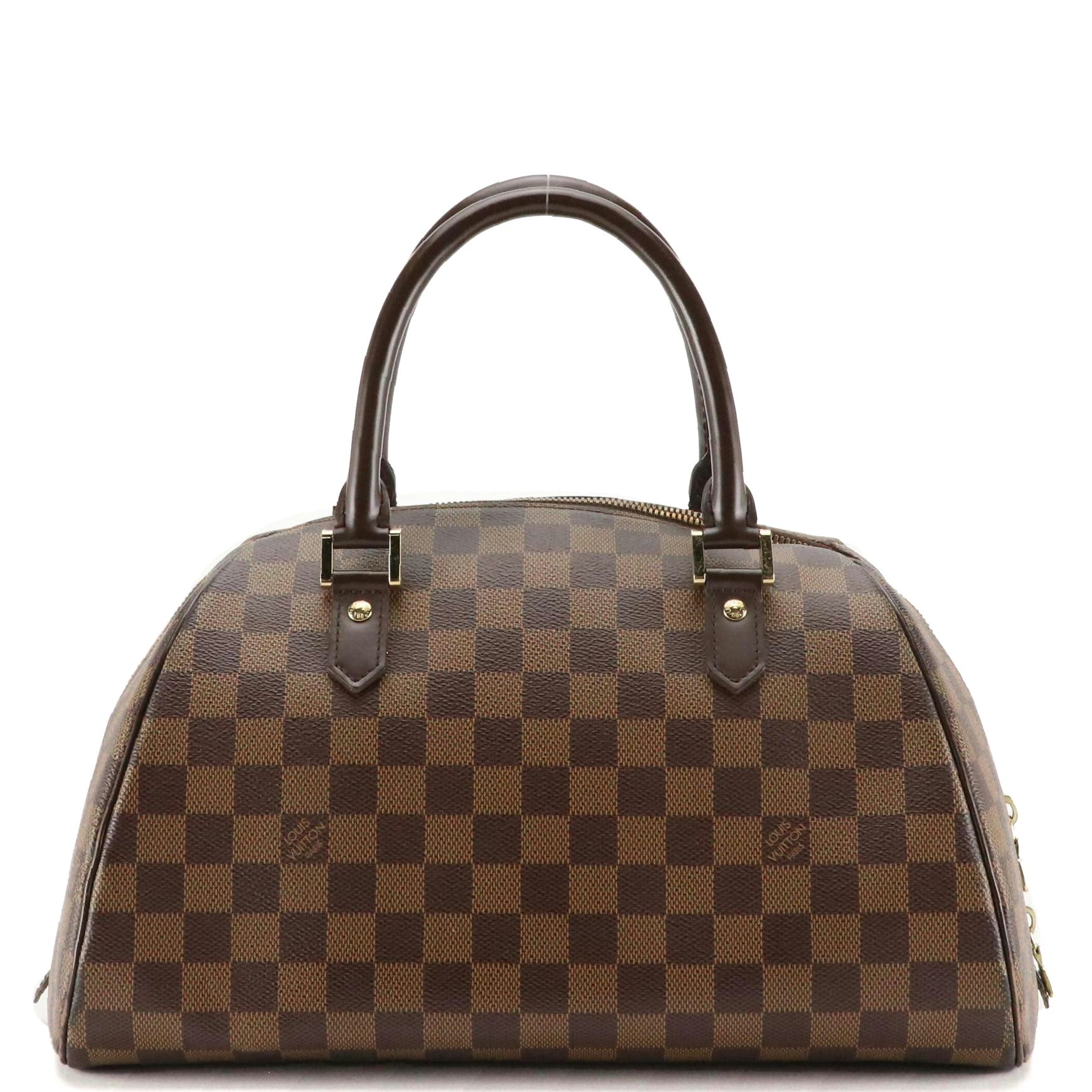 Louis Vuitton Ribera MM Satchel in Damier Ebene Coated Canvas