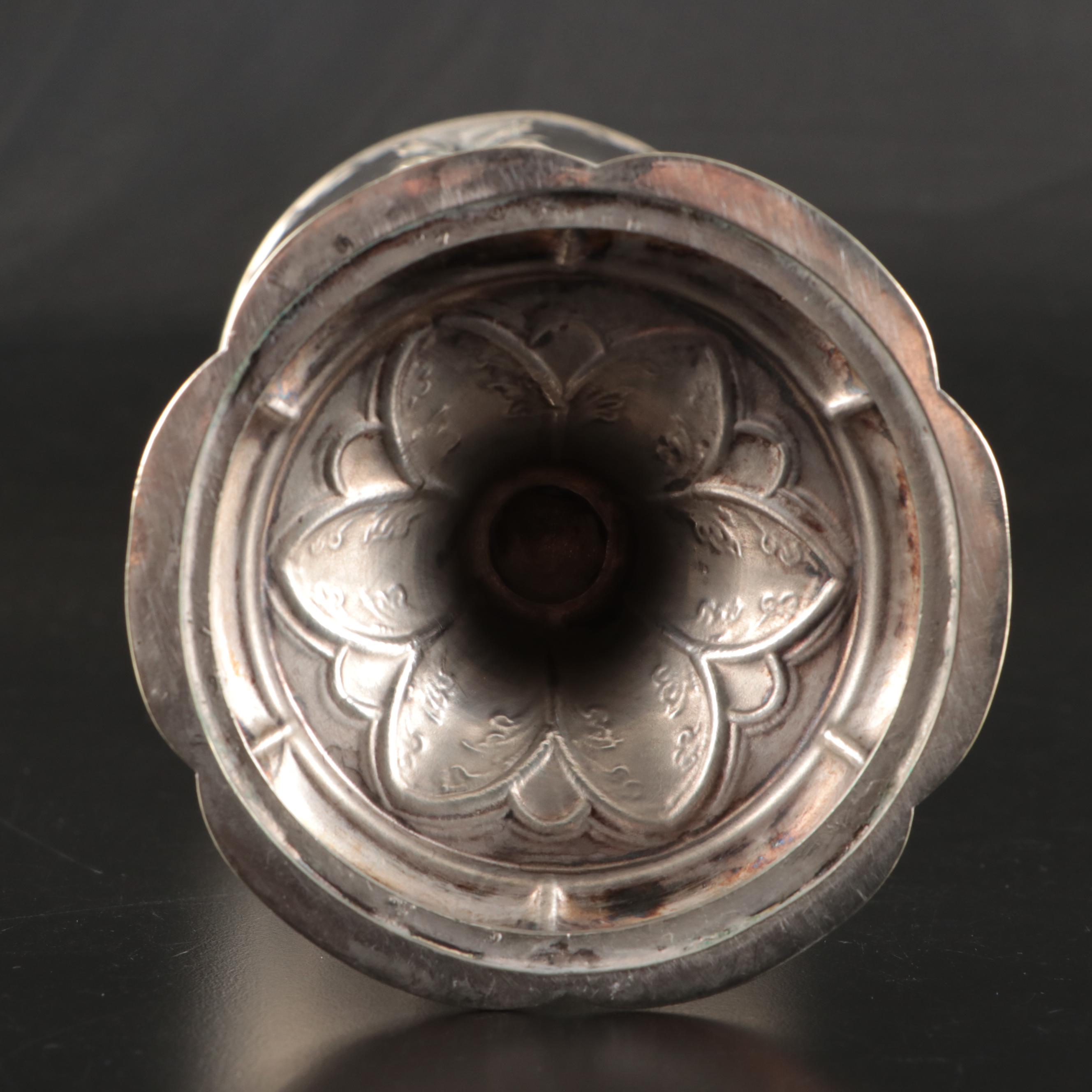 William Hutton & Sons with Other Repoussé Silver Plate Goblets