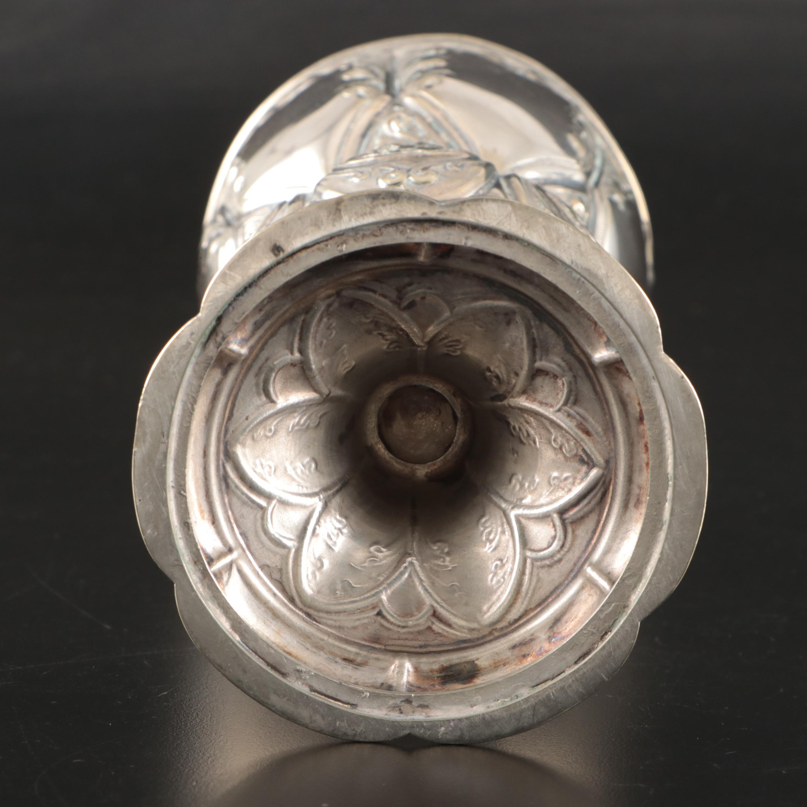 William Hutton & Sons with Other Repoussé Silver Plate Goblets