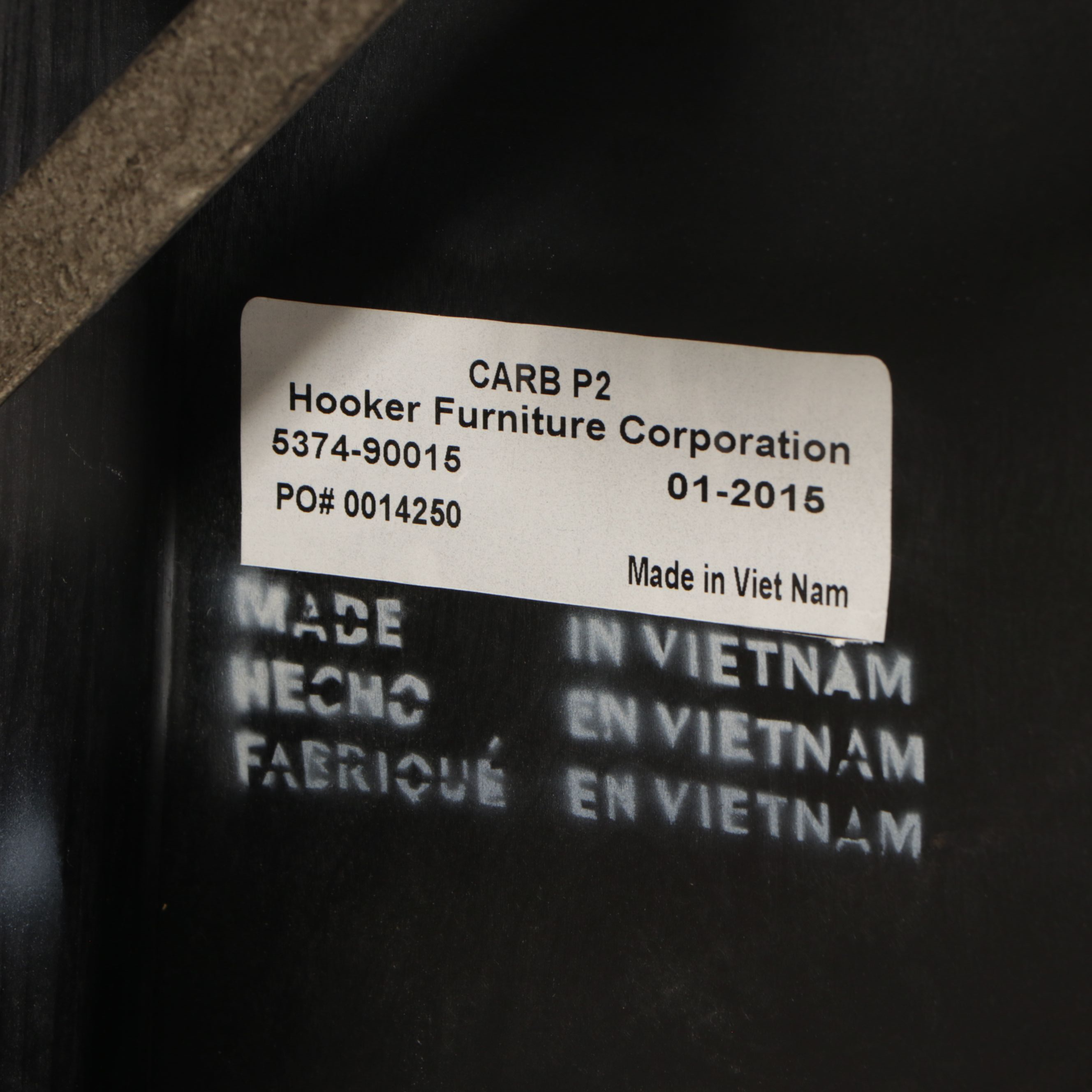 Hooker Furniture Contemporary Wood and Wrought Metal Side Table